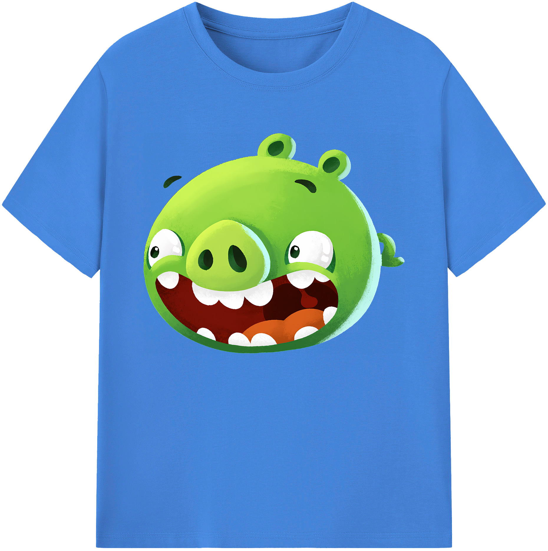 （画像用） Angry Birds アングリーバード 綿100％ メンズ半袖Tシャツ｜肌触りやわらか＆通気性