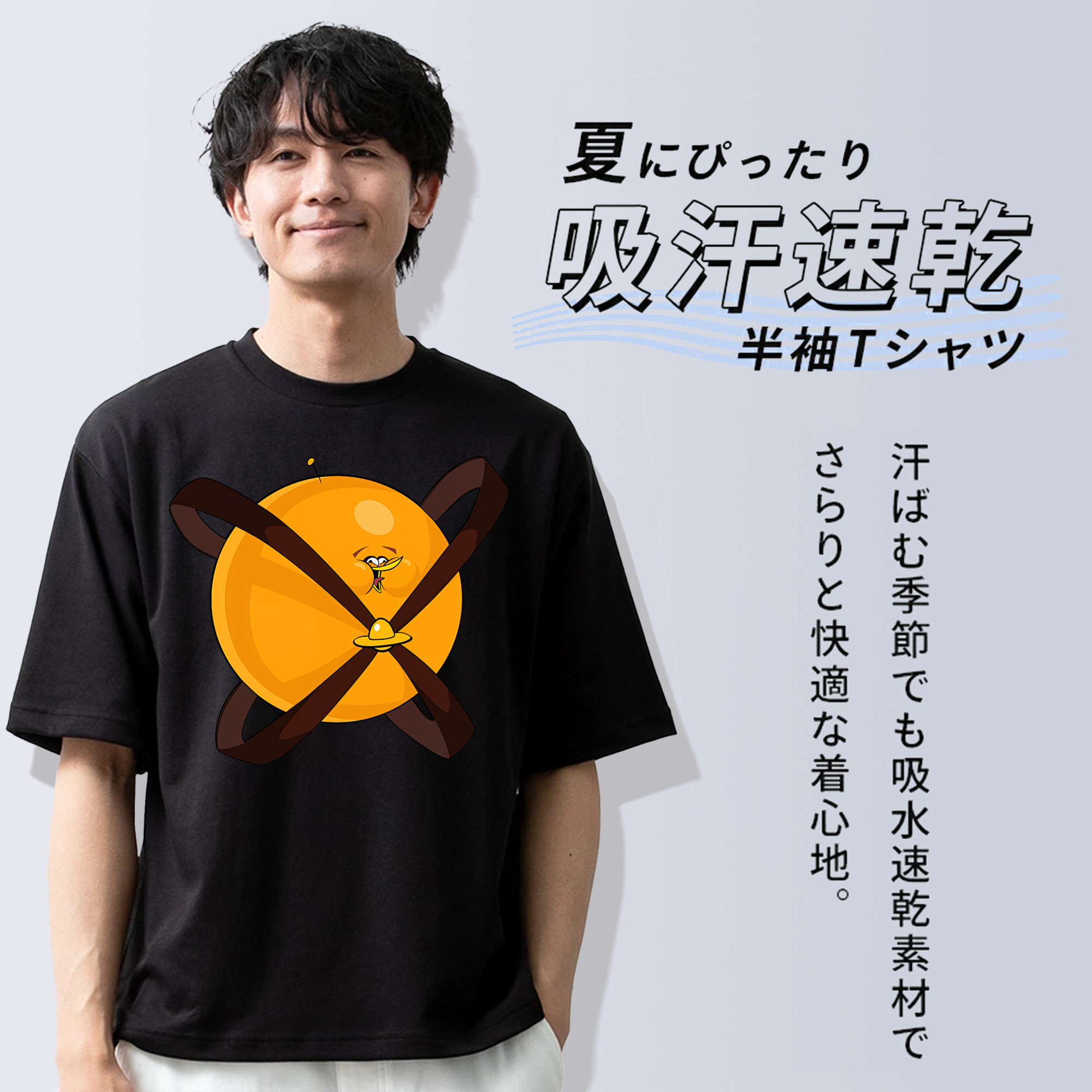 Angry Birds アングリーバード 綿100％ メンズ半袖Tシャツ｜肌触りやわらか＆通気性