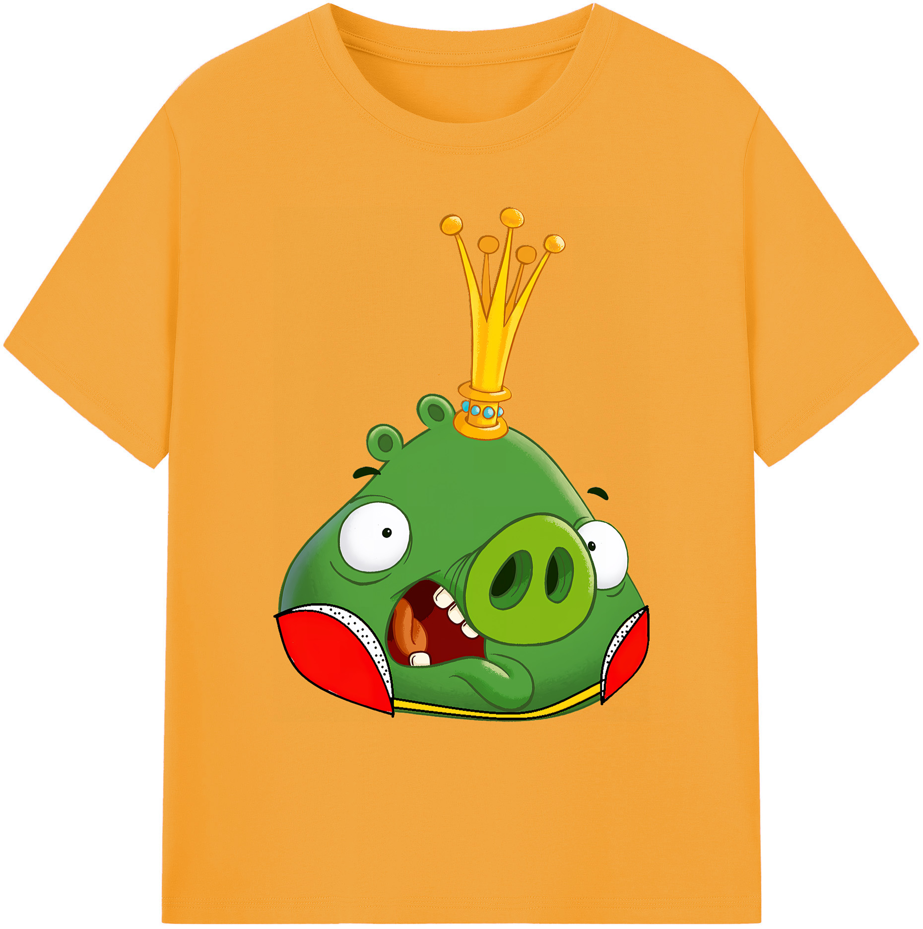 （画像用） Angry Birds アングリーバード 綿100％ メンズ半袖Tシャツ｜肌触りやわらか＆通気性