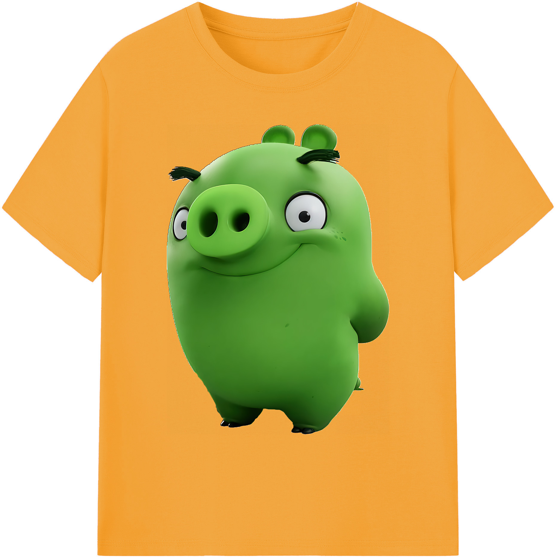 （画像用） Angry Birds アングリーバード 綿100％ メンズ半袖Tシャツ｜肌触りやわらか＆通気性