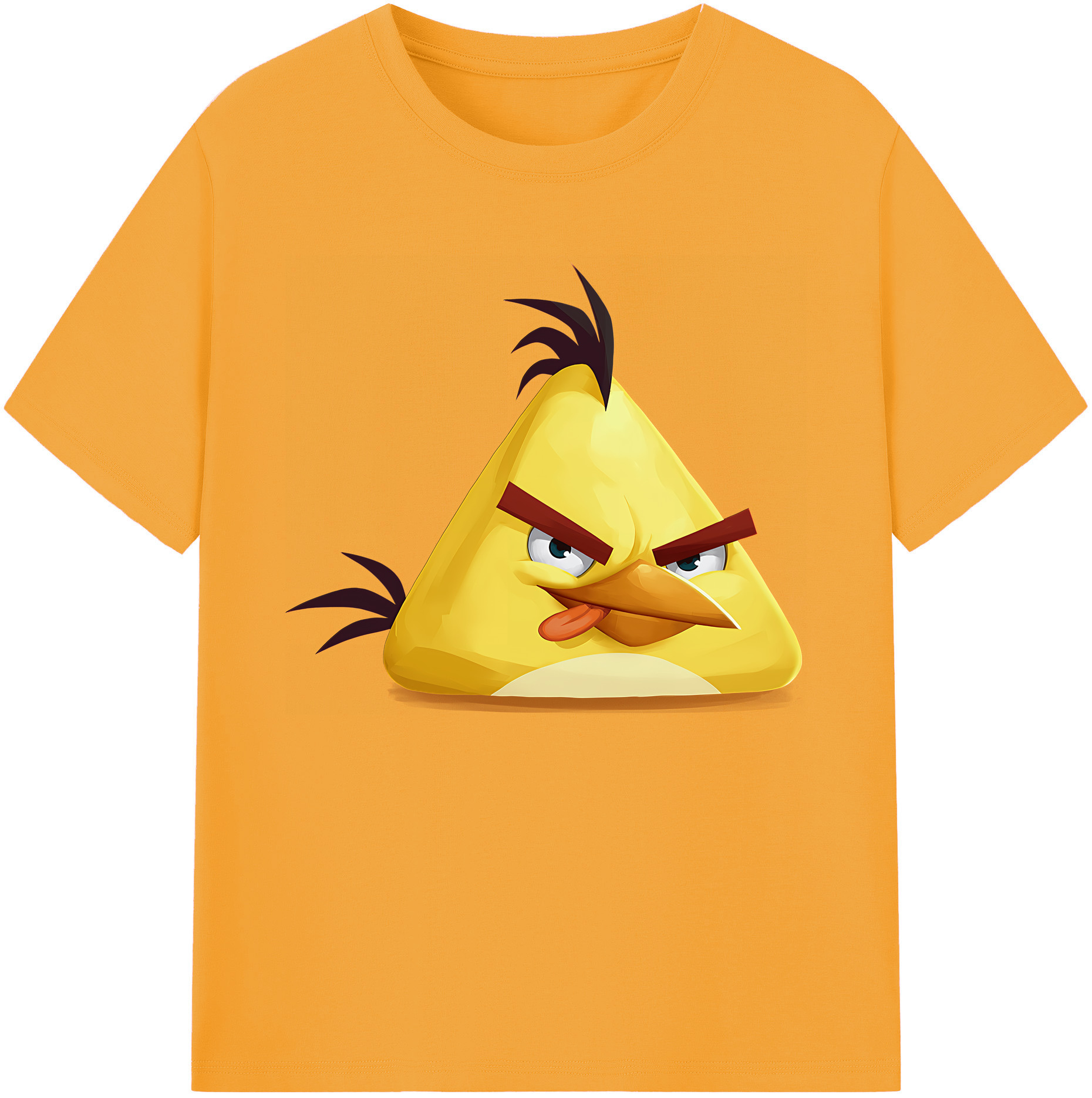 （画像用） Angry Birds アングリーバード 綿100％ メンズ半袖Tシャツ｜肌触りやわらか＆通気性