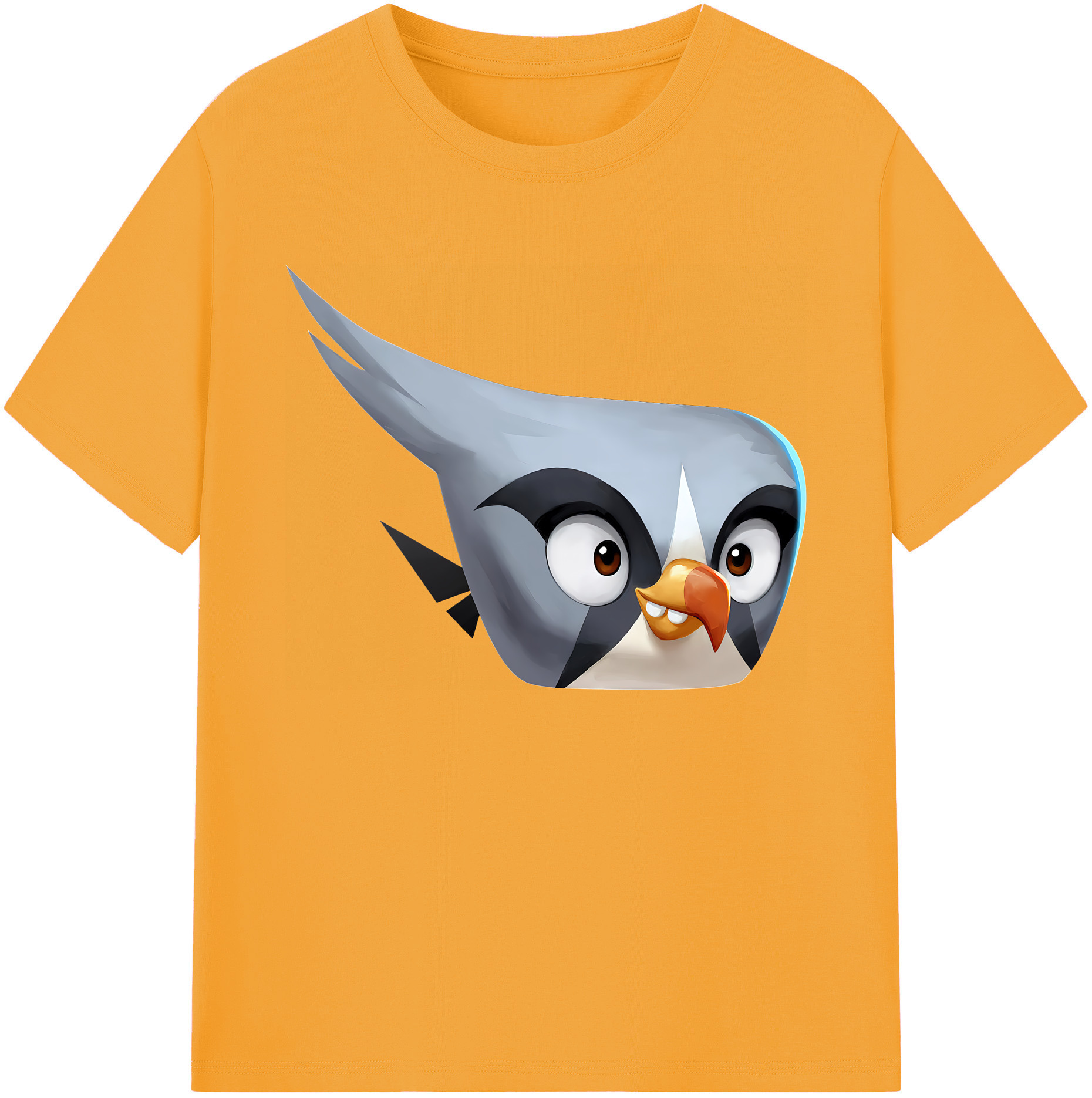 （画像用） Angry Birds アングリーバード 綿100％ メンズ半袖Tシャツ｜肌触りやわらか＆通気性