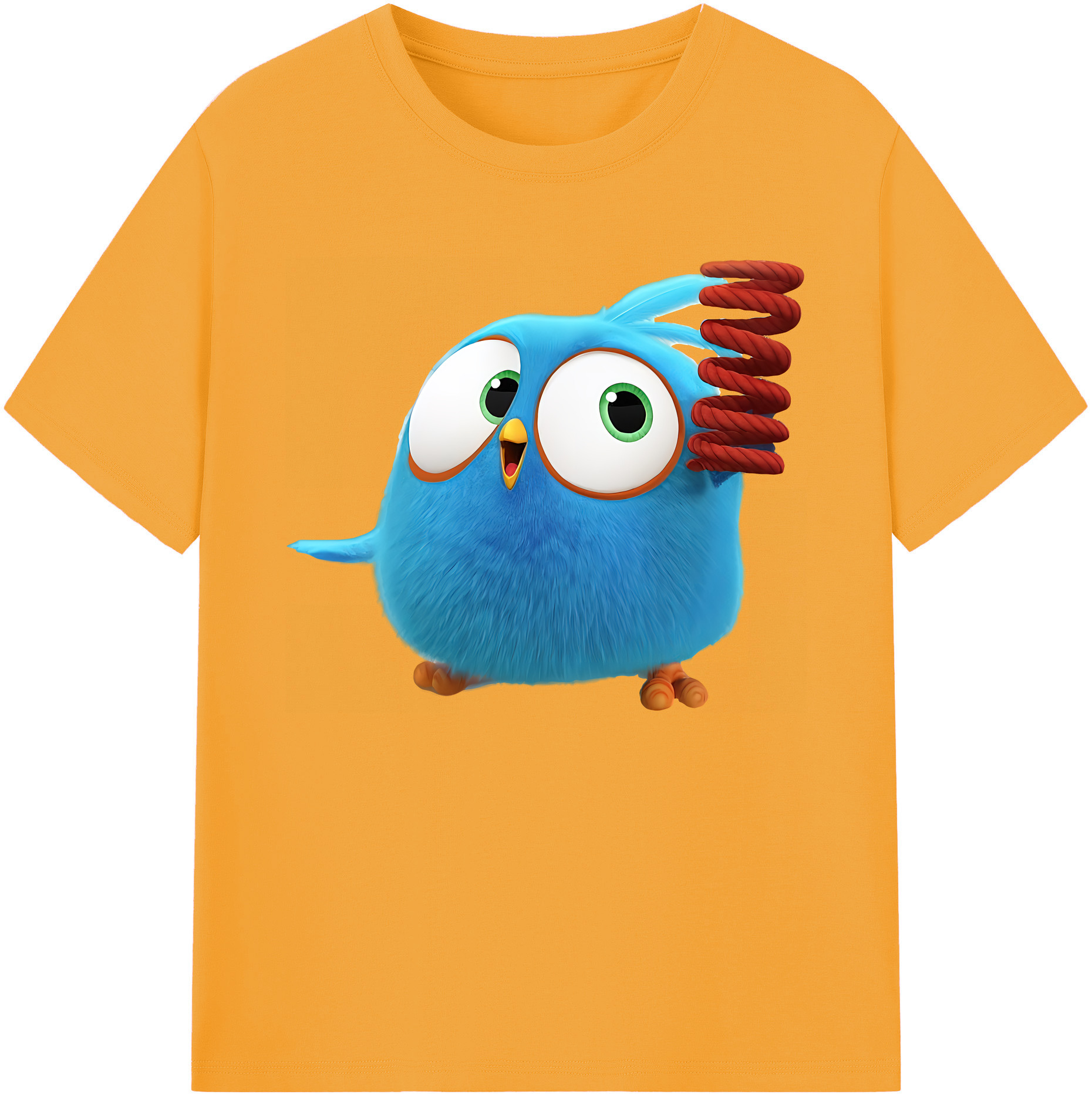 （画像用） Angry Birds アングリーバード 綿100％ メンズ半袖Tシャツ｜肌触りやわらか＆通気性