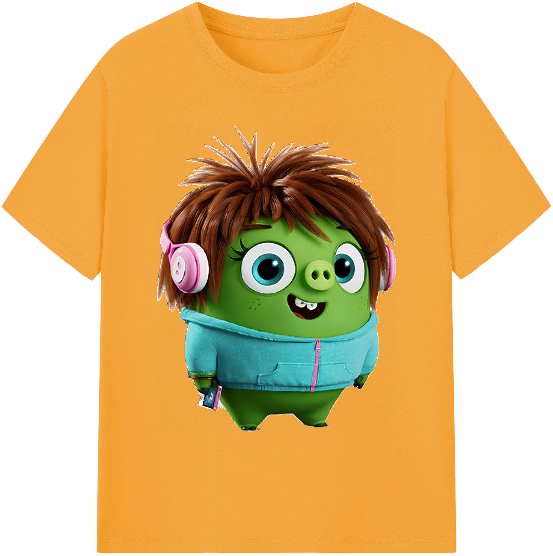 （画像用） Angry Birds アングリーバード 綿100％ メンズ半袖Tシャツ｜肌触りやわらか＆通気性
