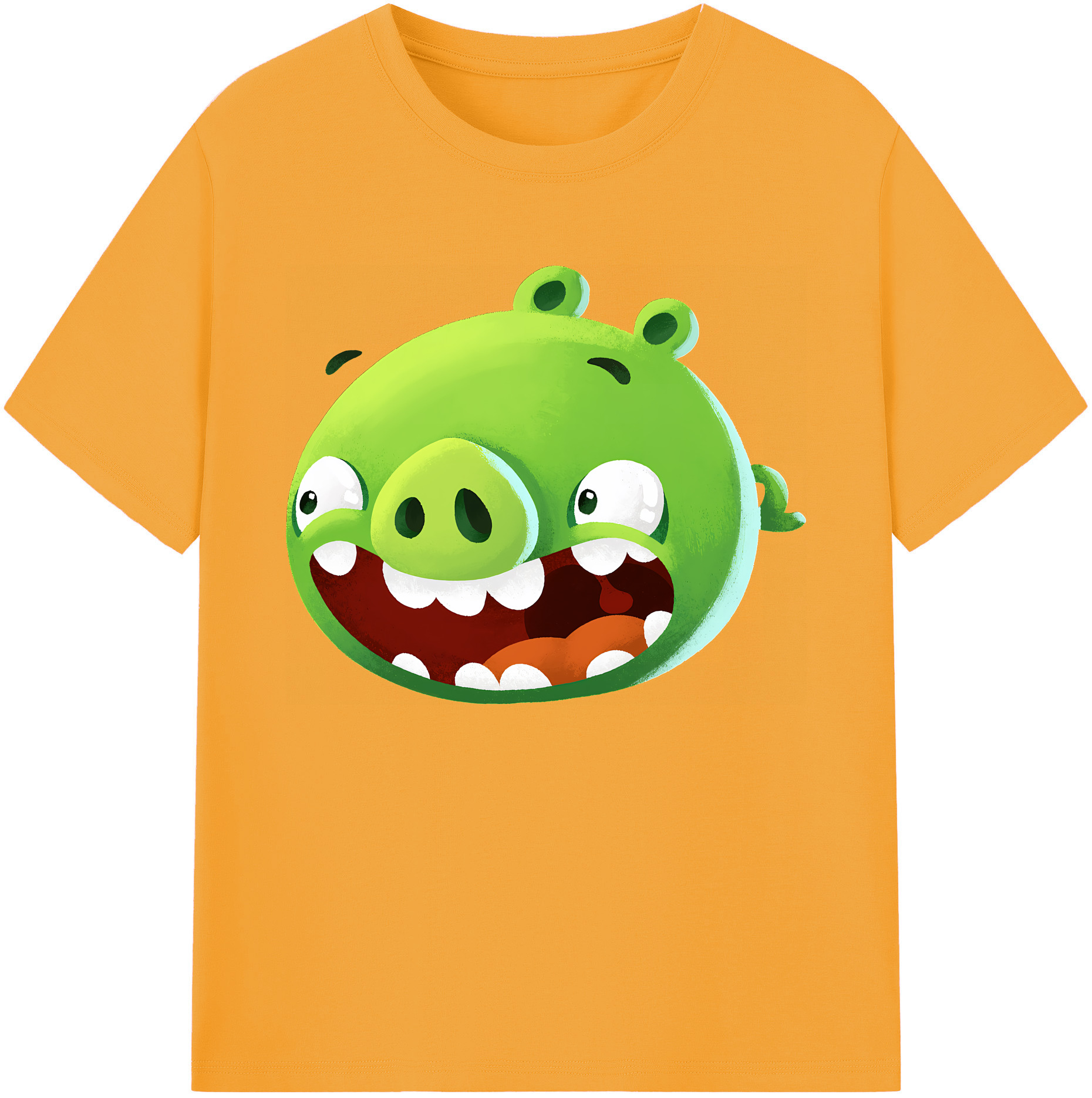 （画像用） Angry Birds アングリーバード 綿100％ メンズ半袖Tシャツ｜肌触りやわらか＆通気性