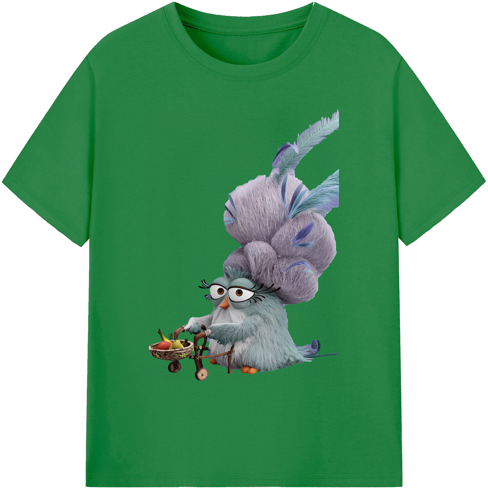（画像用） Angry Birds アングリーバード 綿100％ メンズ半袖Tシャツ｜肌触りやわらか＆通気性