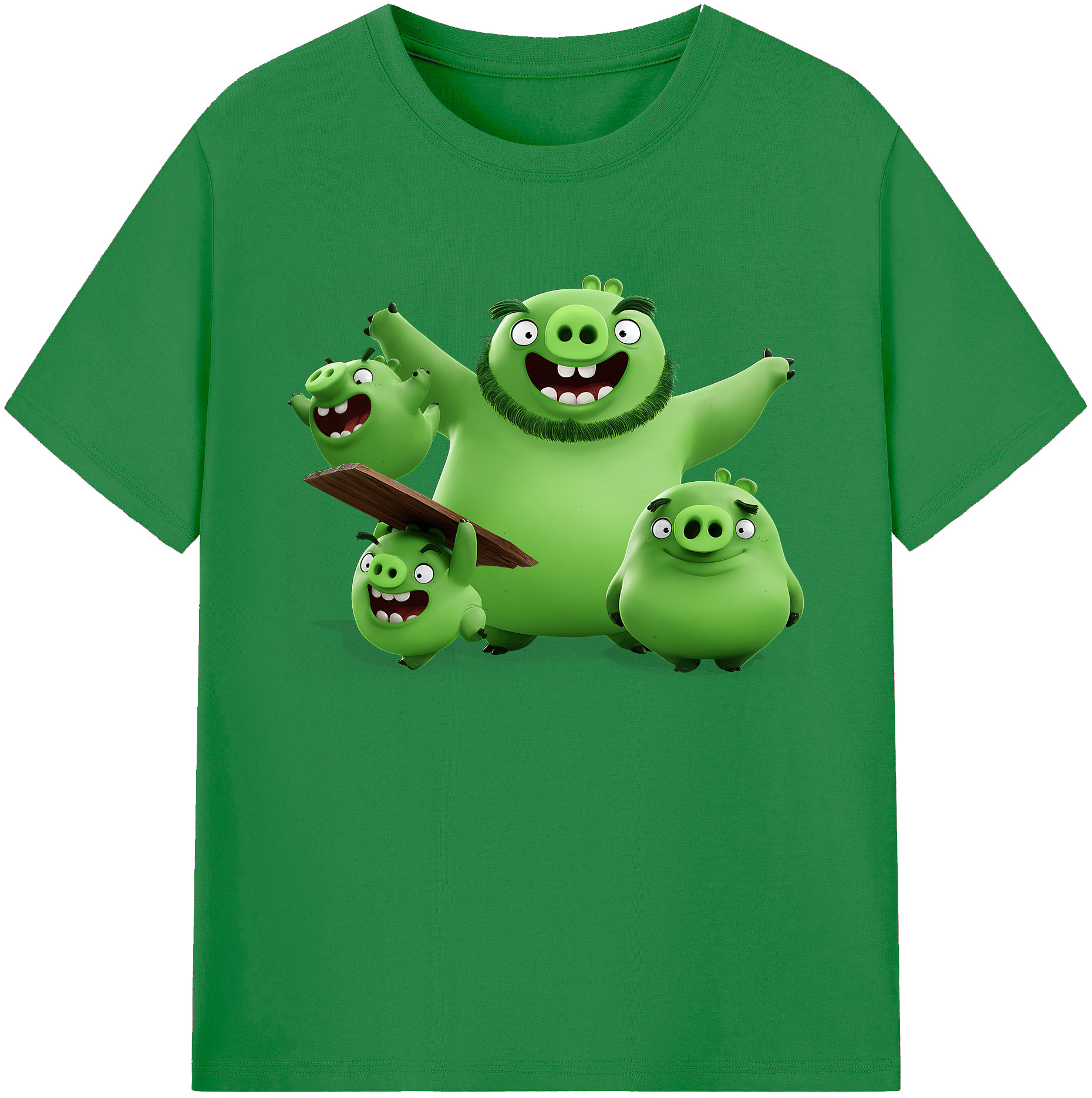 （画像用） Angry Birds アングリーバード 綿100％ メンズ半袖Tシャツ｜肌触りやわらか＆通気性