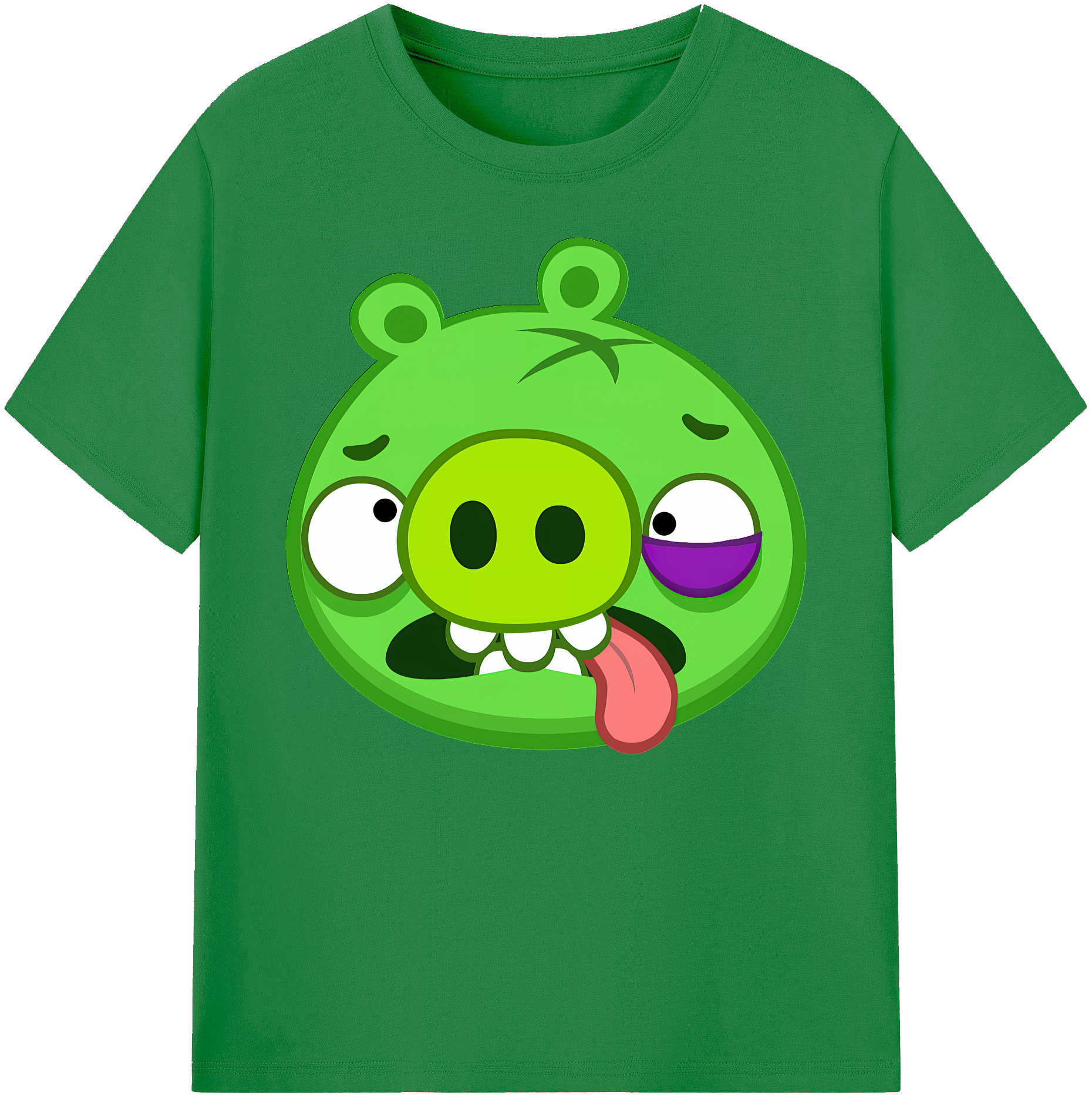 （画像用） Angry Birds アングリーバード 綿100％ メンズ半袖Tシャツ｜肌触りやわらか＆通気性