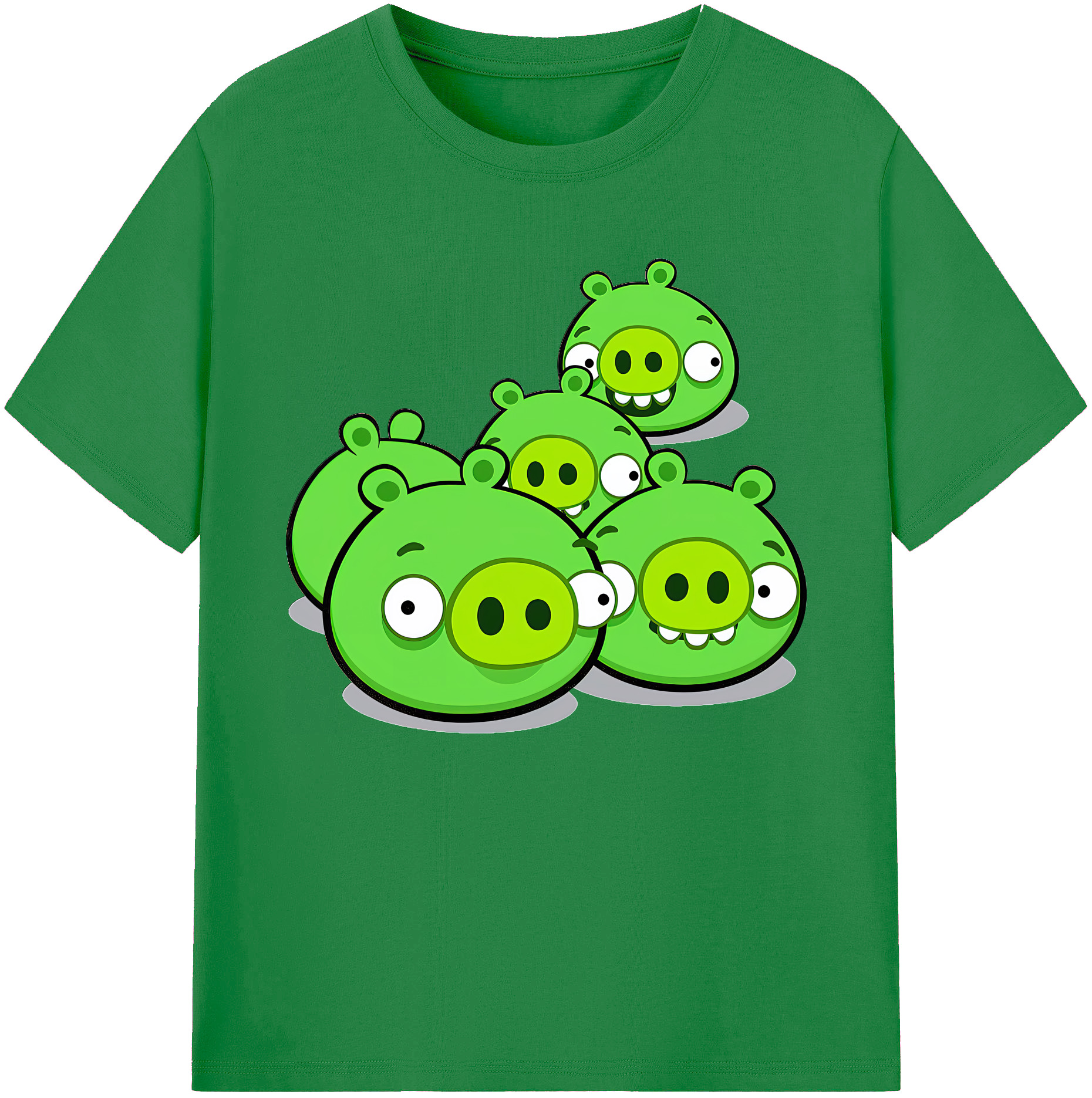 （画像用） Angry Birds アングリーバード 綿100％ メンズ半袖Tシャツ｜肌触りやわらか＆通気性