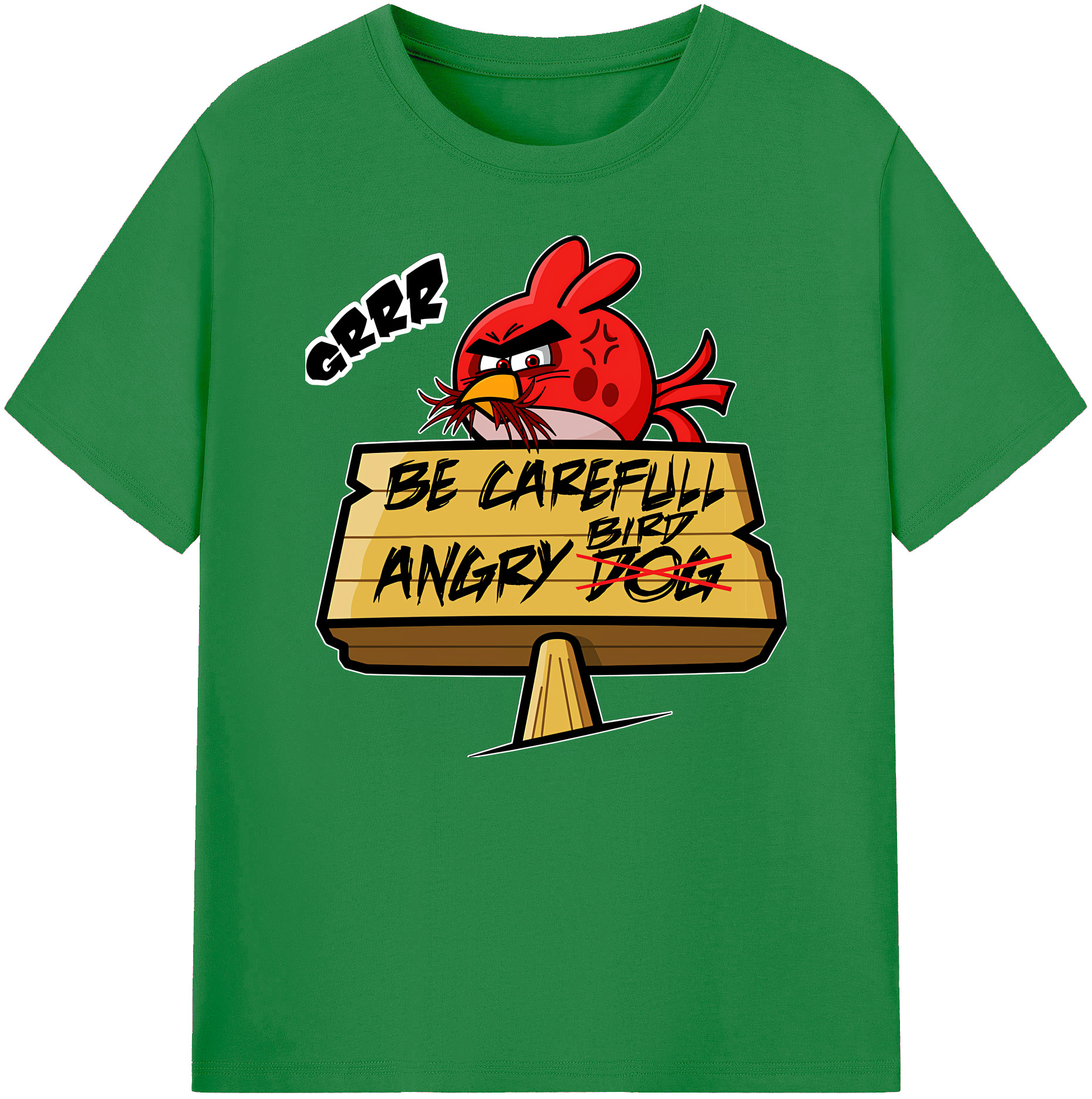 （画像用） Angry Birds アングリーバード 綿100％ メンズ半袖Tシャツ｜肌触りやわらか＆通気性
