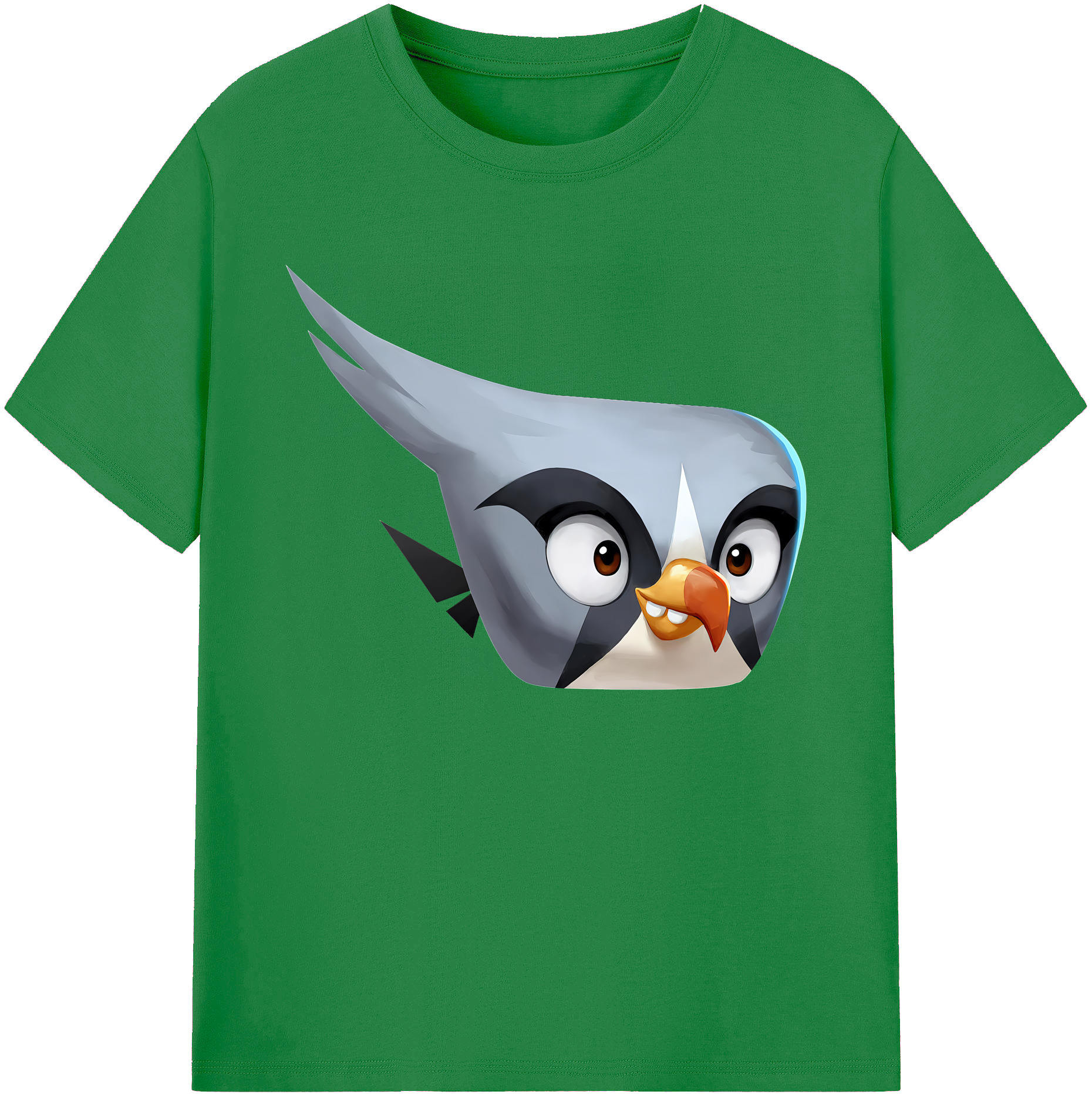 （画像用） Angry Birds アングリーバード 綿100％ メンズ半袖Tシャツ｜肌触りやわらか＆通気性