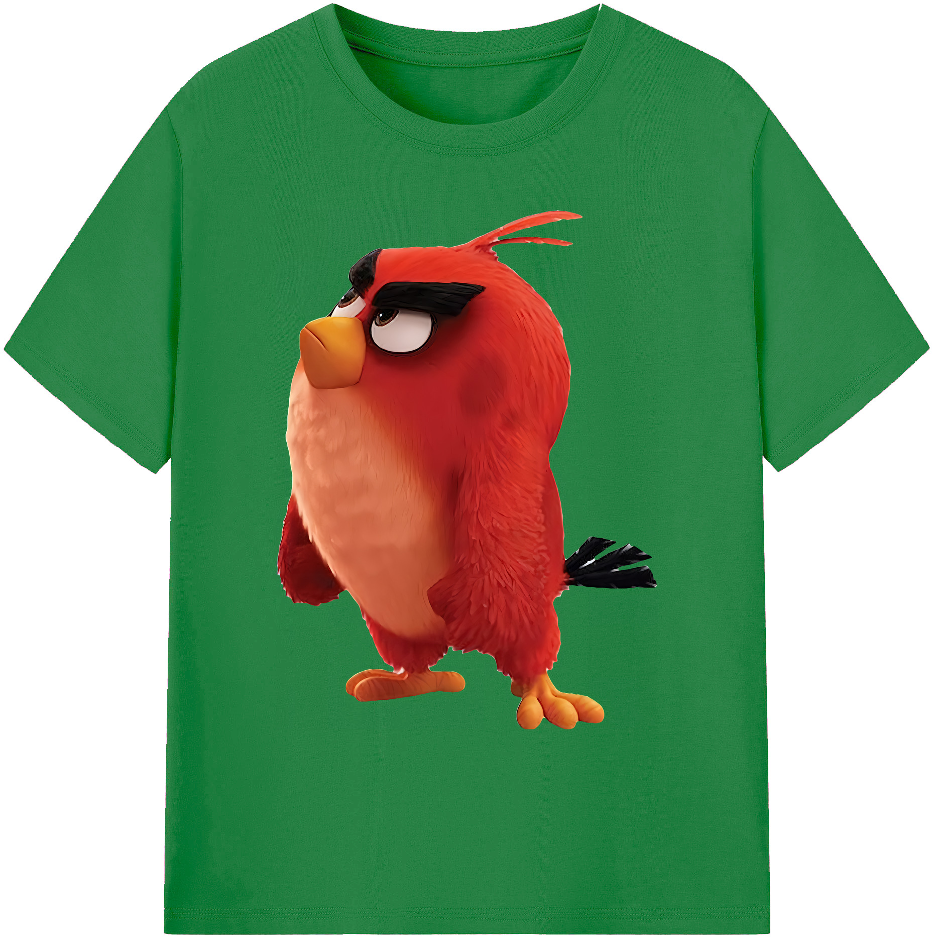 （画像用） Angry Birds アングリーバード 綿100％ メンズ半袖Tシャツ｜肌触りやわらか＆通気性