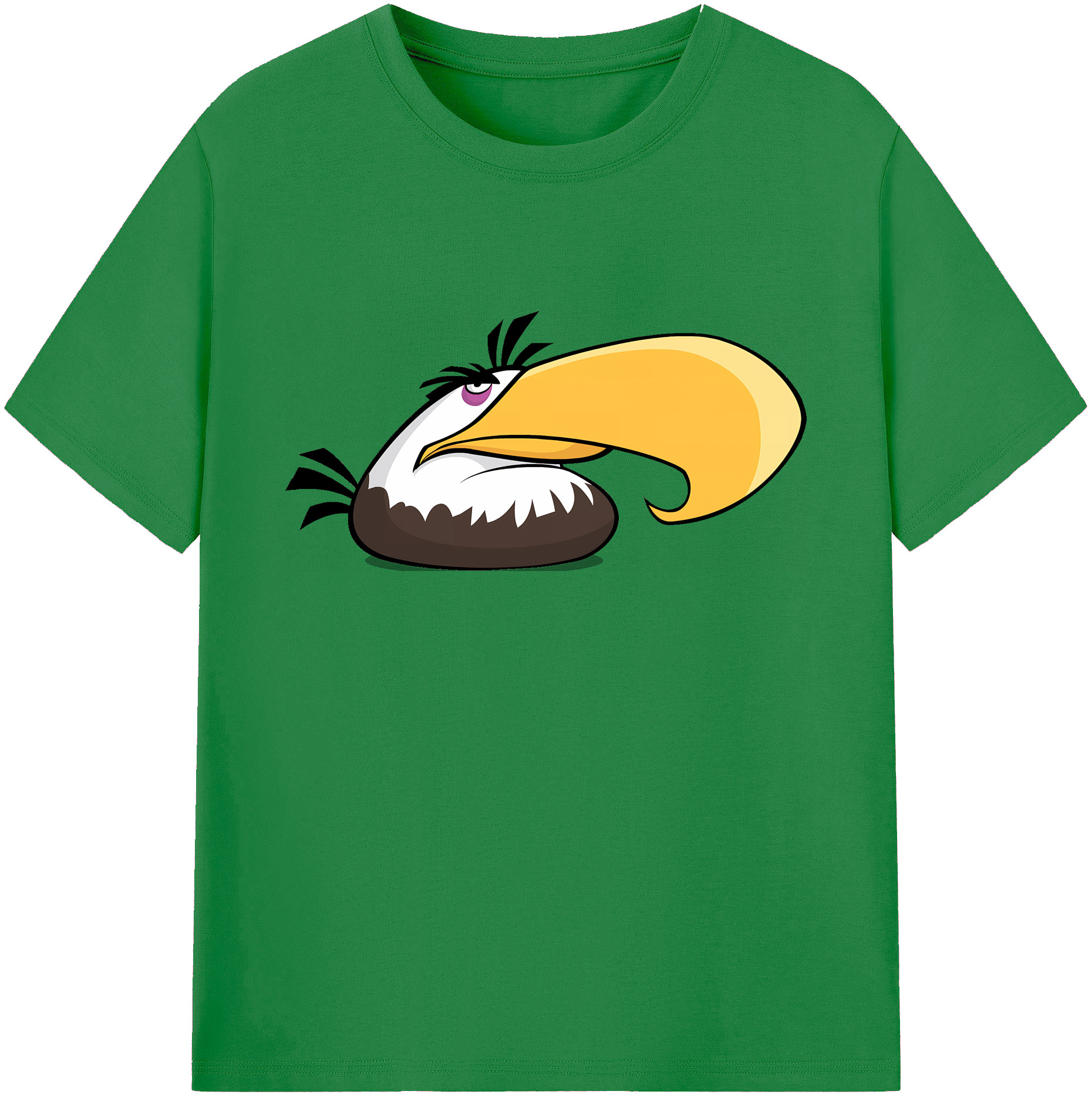 （画像用） Angry Birds アングリーバード 綿100％ メンズ半袖Tシャツ｜肌触りやわらか＆通気性