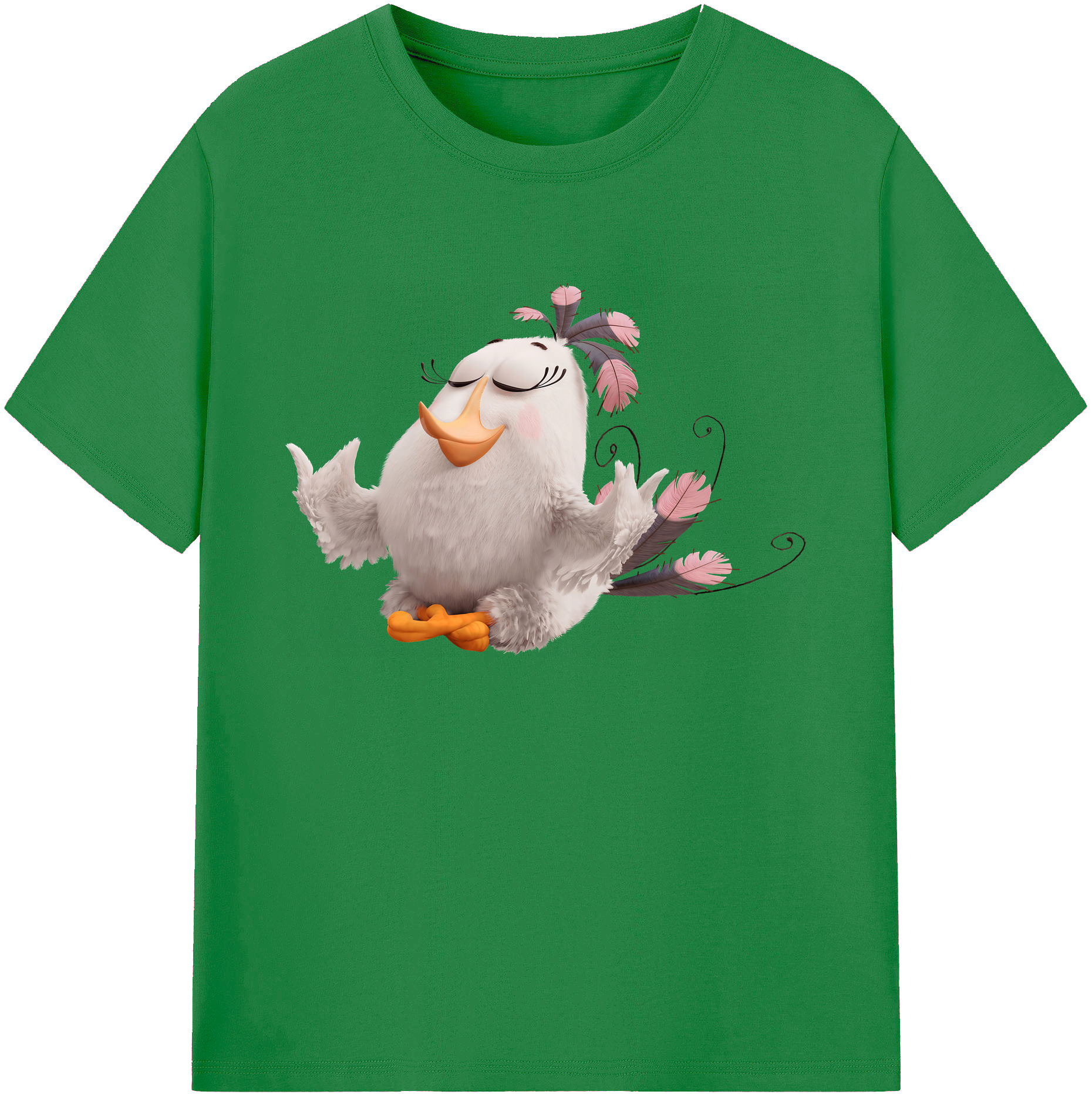 （画像用） Angry Birds アングリーバード 綿100％ メンズ半袖Tシャツ｜肌触りやわらか＆通気性