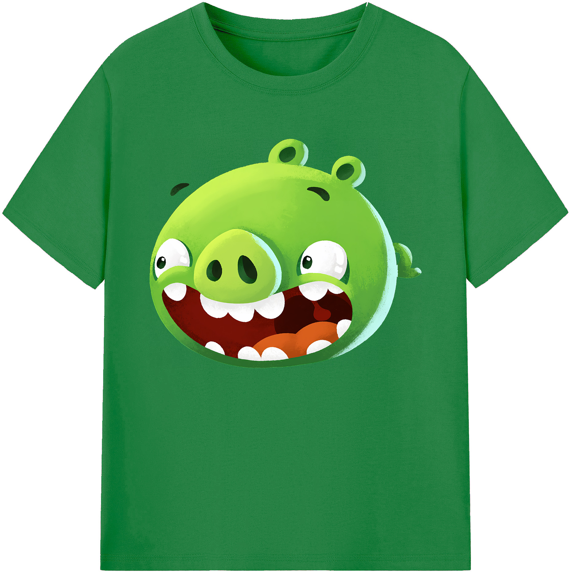 （画像用） Angry Birds アングリーバード 綿100％ メンズ半袖Tシャツ｜肌触りやわらか＆通気性