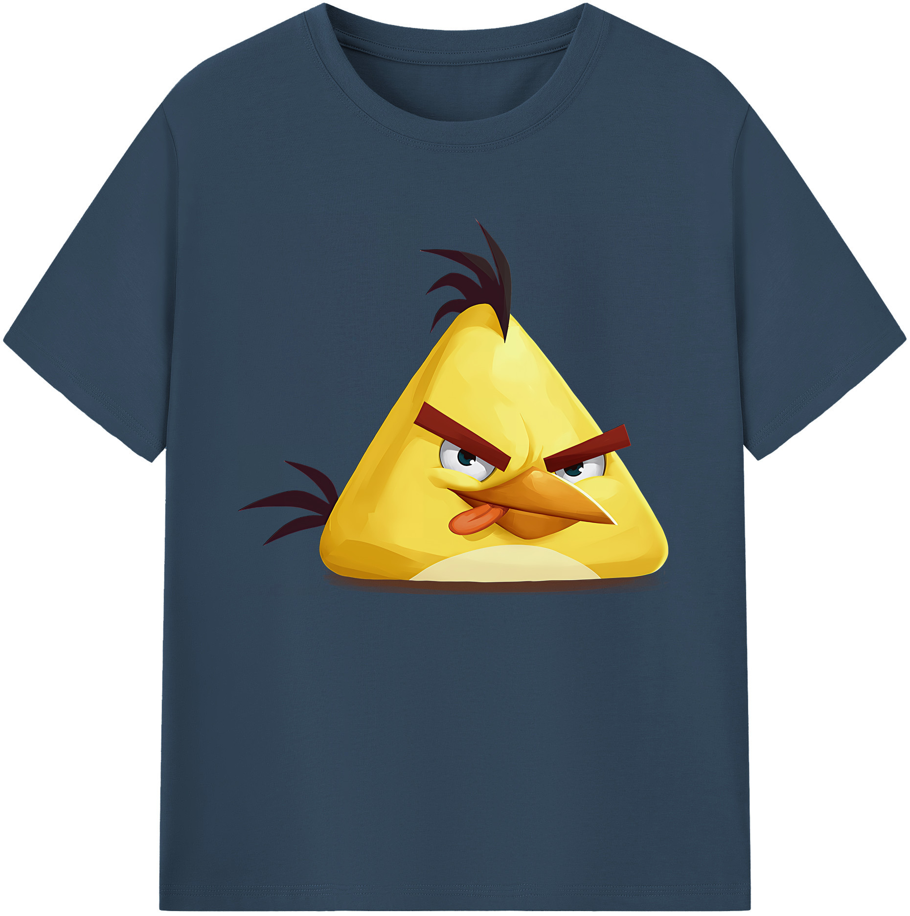（画像用） Angry Birds アングリーバード 綿100％ メンズ半袖Tシャツ｜肌触りやわらか＆通気性