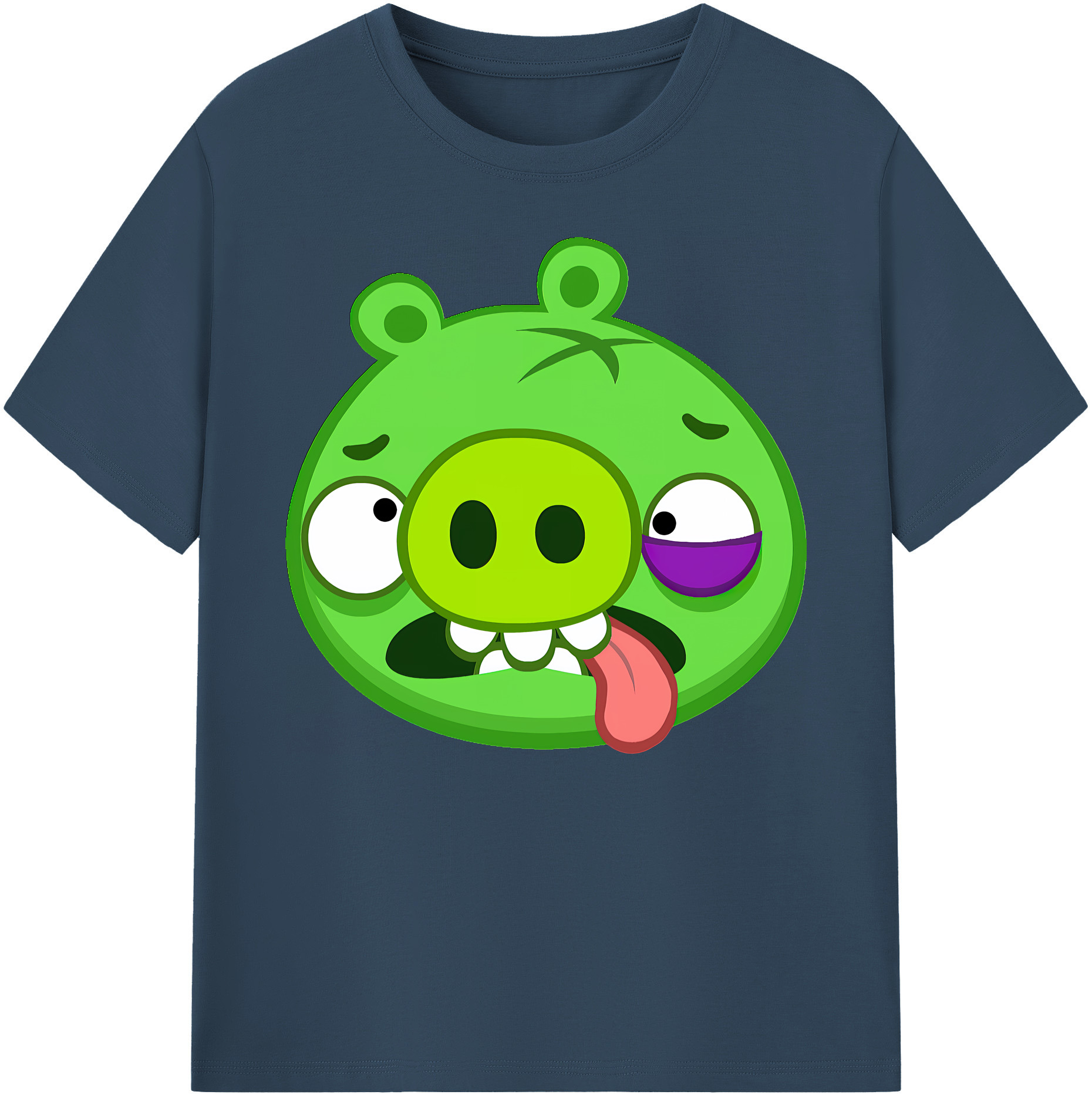 （画像用） Angry Birds アングリーバード 綿100％ メンズ半袖Tシャツ｜肌触りやわらか＆通気性