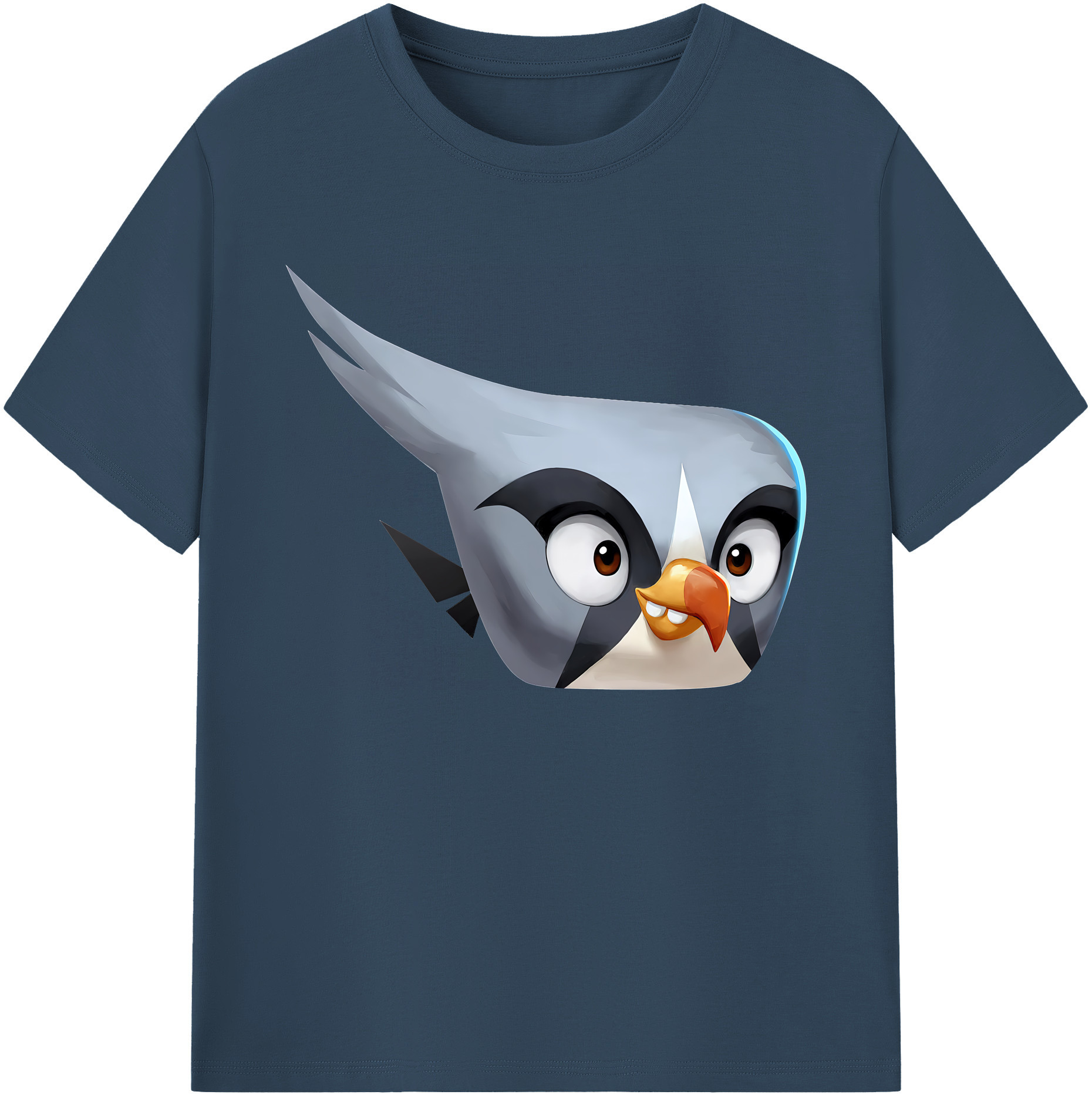 （画像用） Angry Birds アングリーバード 綿100％ メンズ半袖Tシャツ｜肌触りやわらか＆通気性
