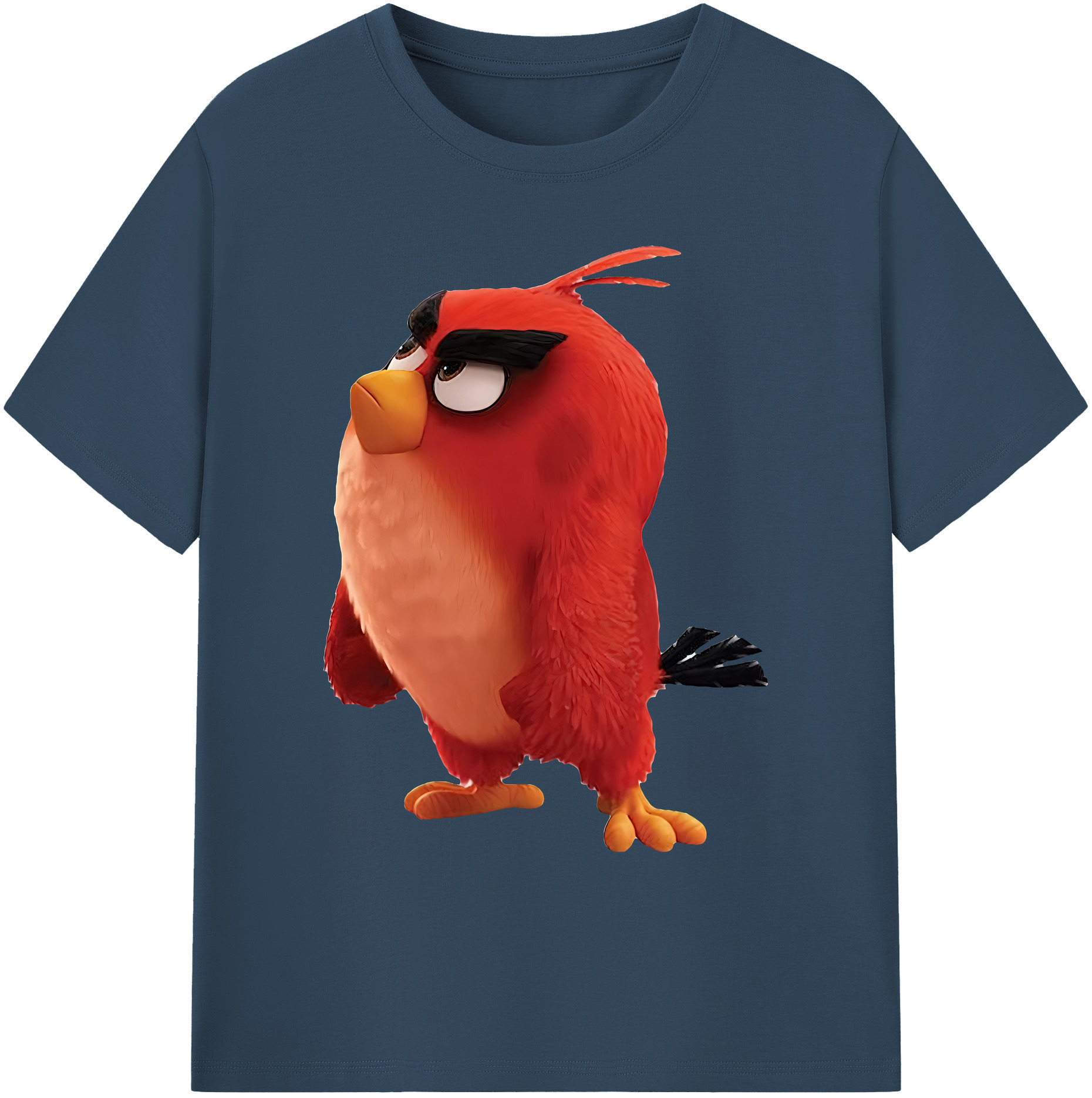 （画像用） Angry Birds アングリーバード 綿100％ メンズ半袖Tシャツ｜肌触りやわらか＆通気性