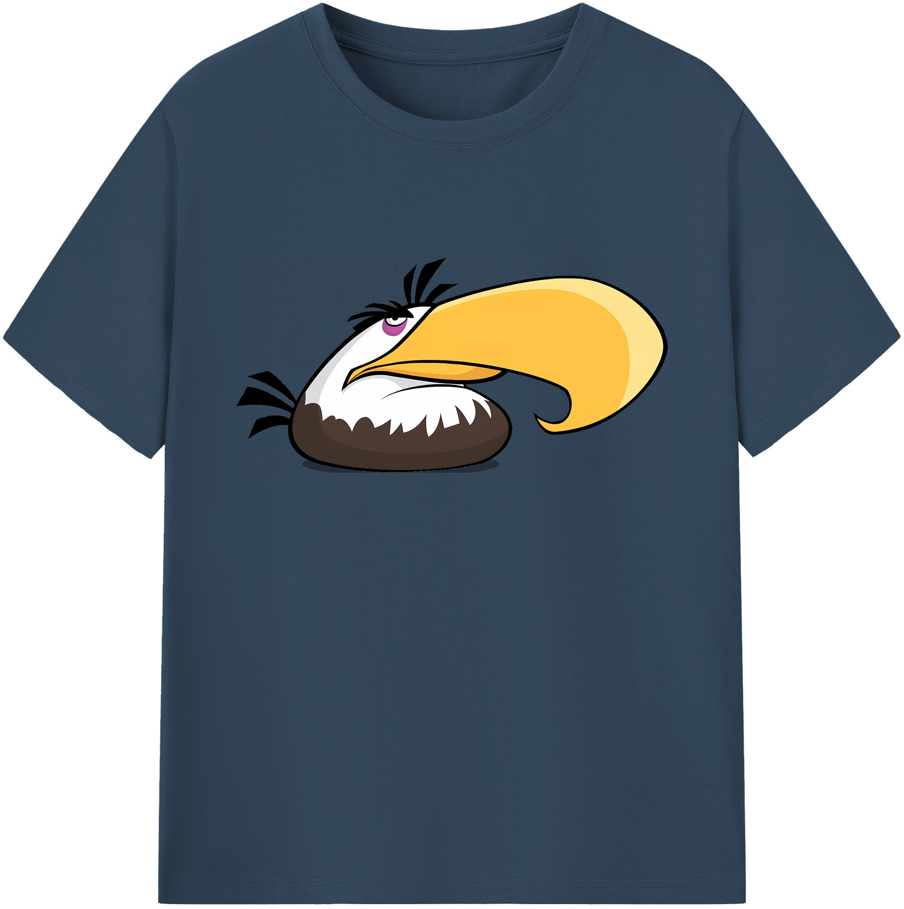 （画像用） Angry Birds アングリーバード 綿100％ メンズ半袖Tシャツ｜肌触りやわらか＆通気性