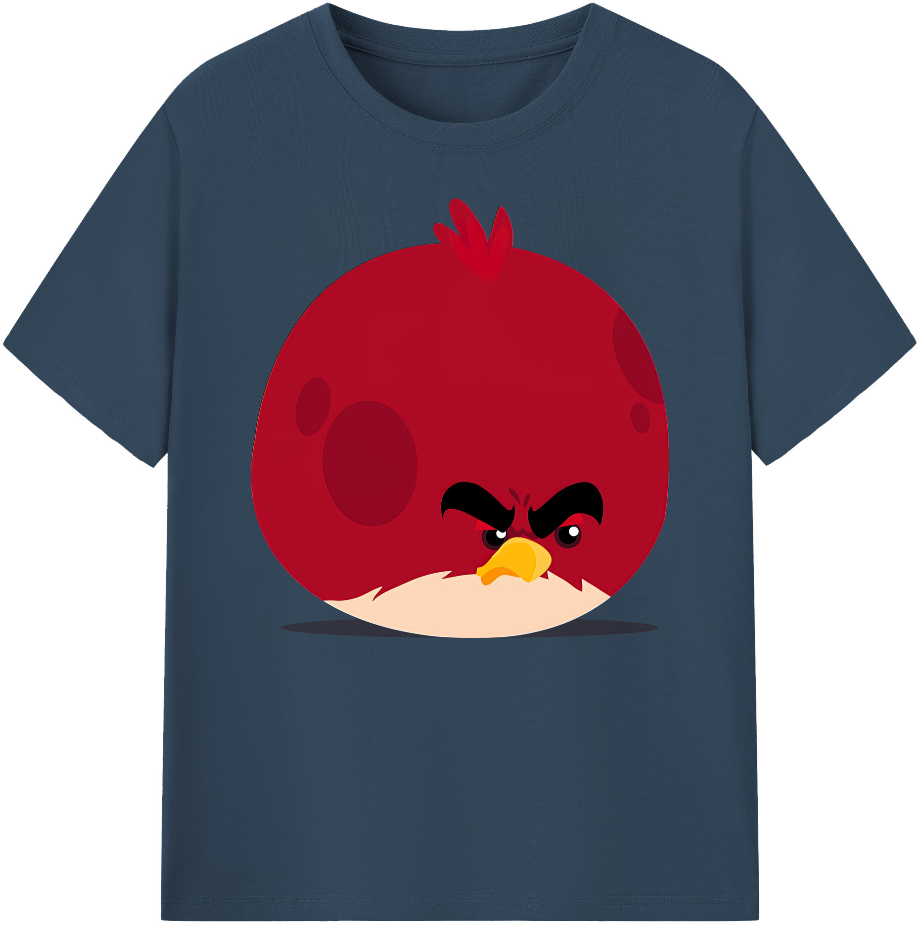 （画像用） Angry Birds アングリーバード 綿100％ メンズ半袖Tシャツ｜肌触りやわらか＆通気性
