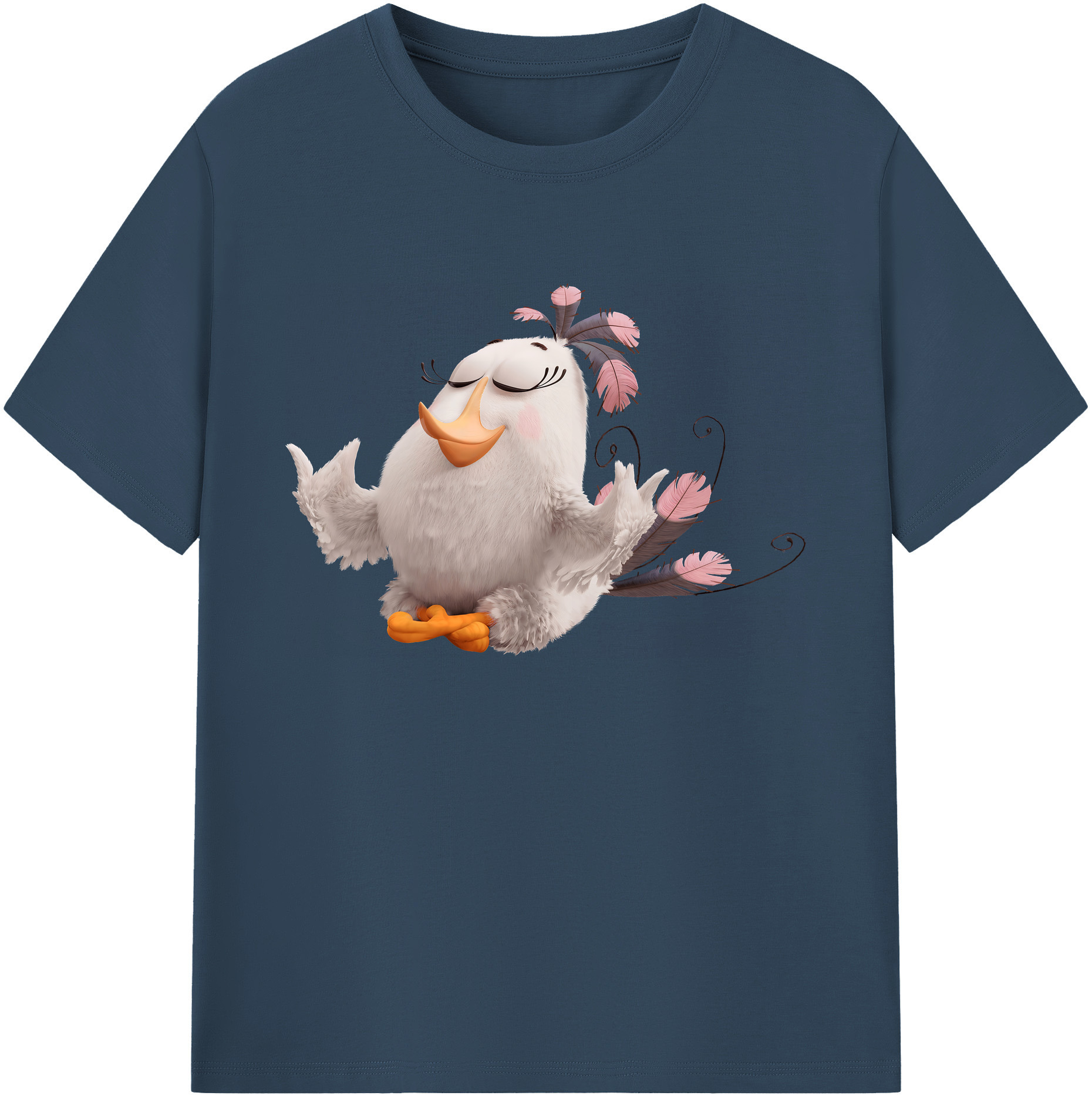 （画像用） Angry Birds アングリーバード 綿100％ メンズ半袖Tシャツ｜肌触りやわらか＆通気性