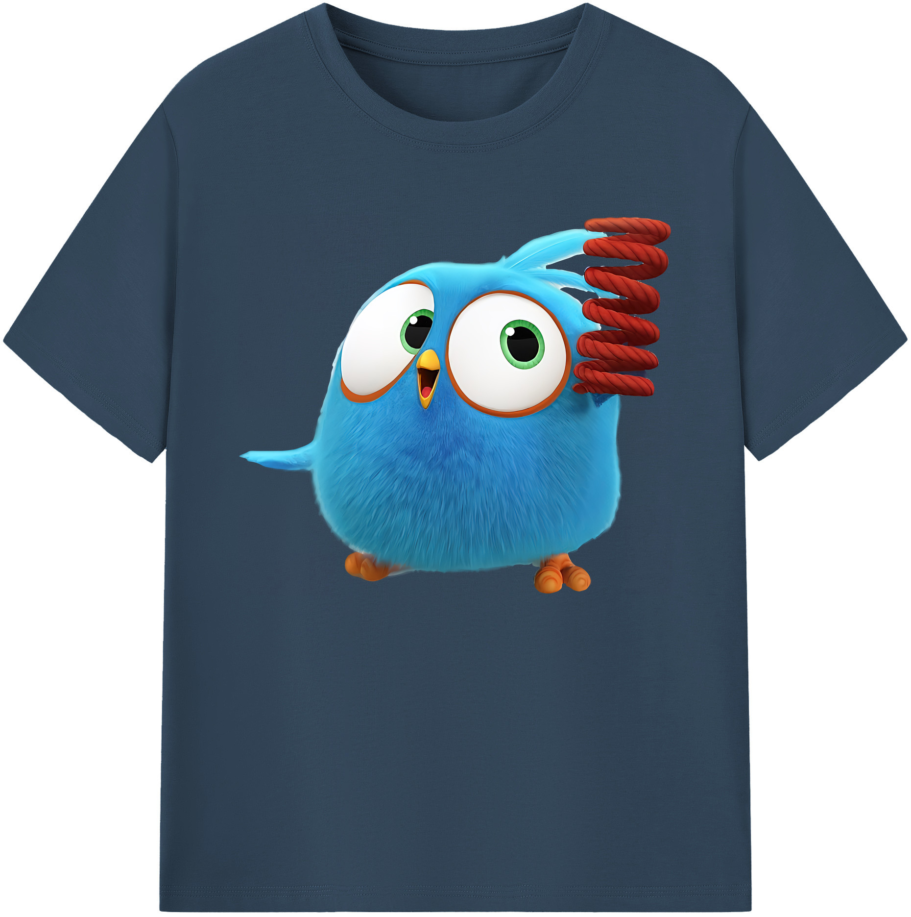 （画像用） Angry Birds アングリーバード 綿100％ メンズ半袖Tシャツ｜肌触りやわらか＆通気性