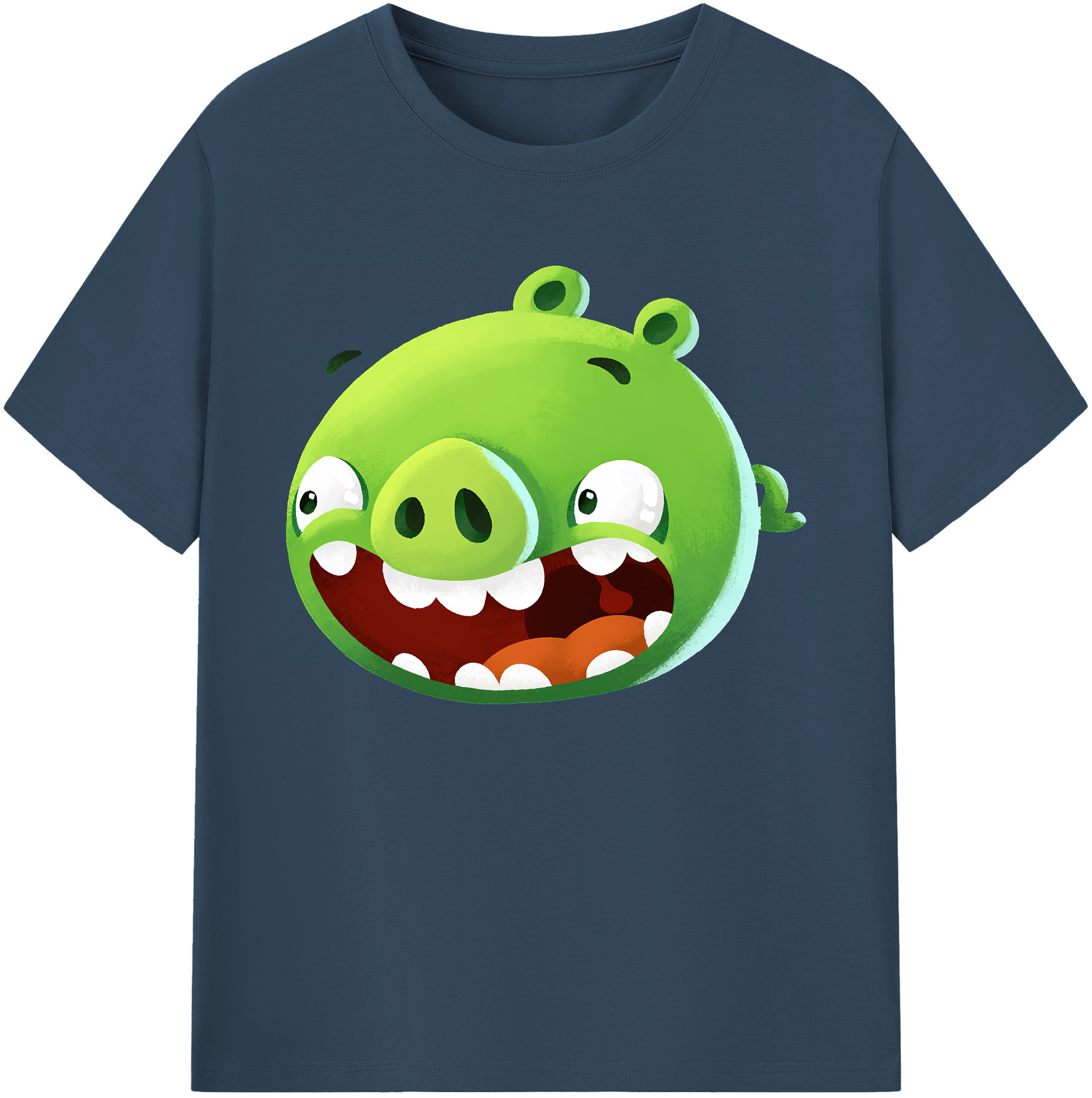（画像用） Angry Birds アングリーバード 綿100％ メンズ半袖Tシャツ｜肌触りやわらか＆通気性