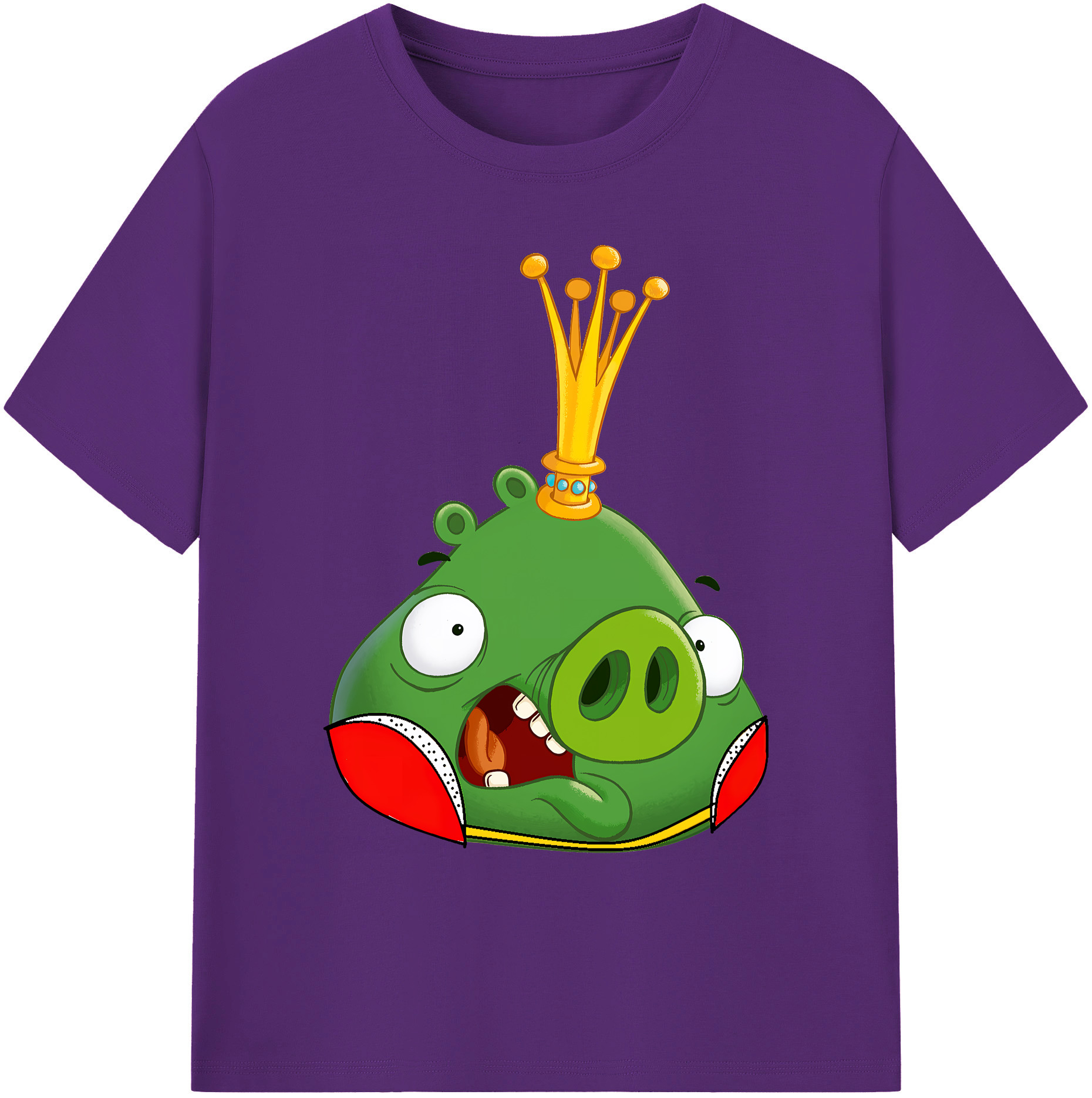 （画像用） Angry Birds アングリーバード 綿100％ メンズ半袖Tシャツ｜肌触りやわらか＆通気性