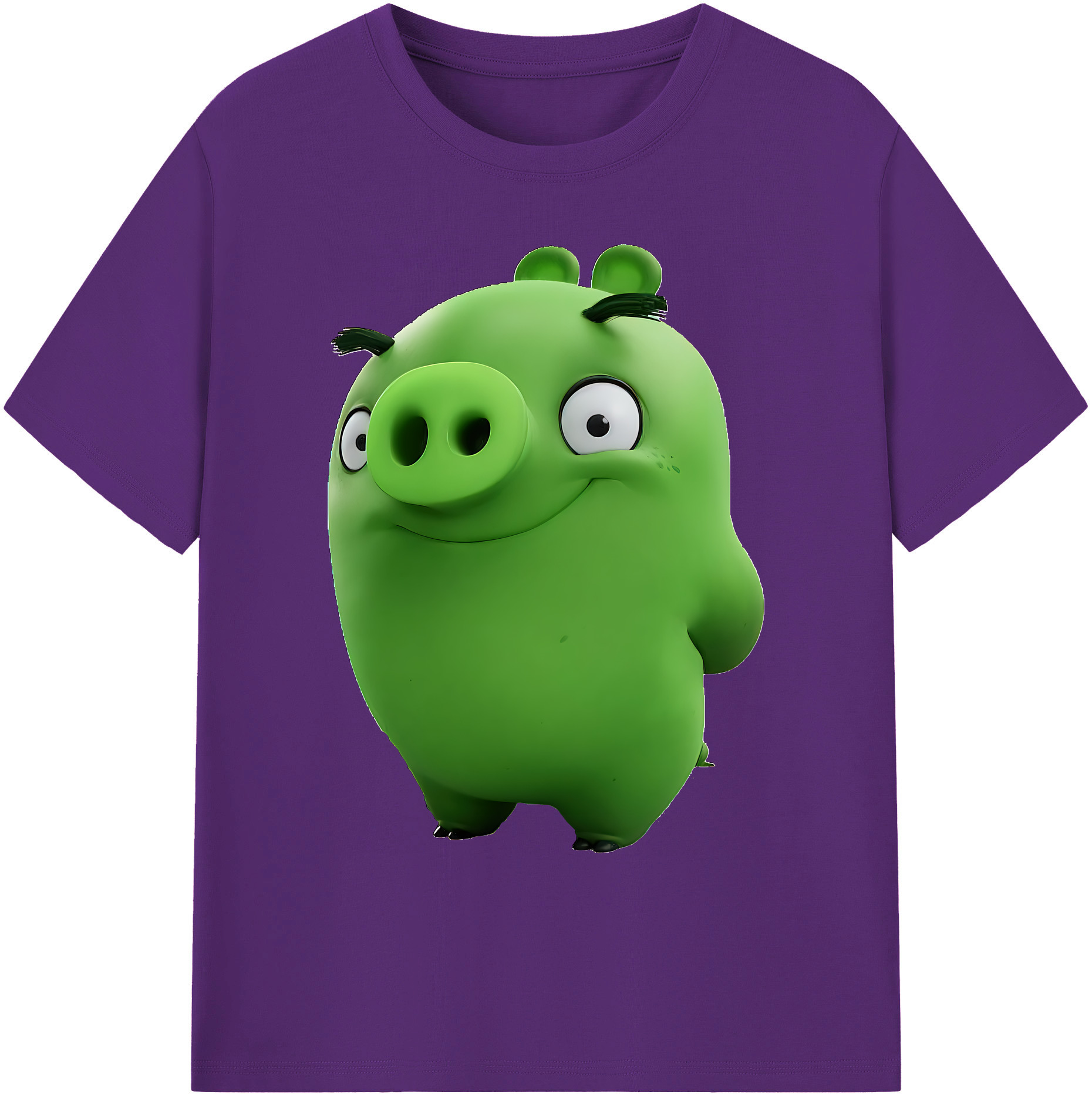 （画像用） Angry Birds アングリーバード 綿100％ メンズ半袖Tシャツ｜肌触りやわらか＆通気性