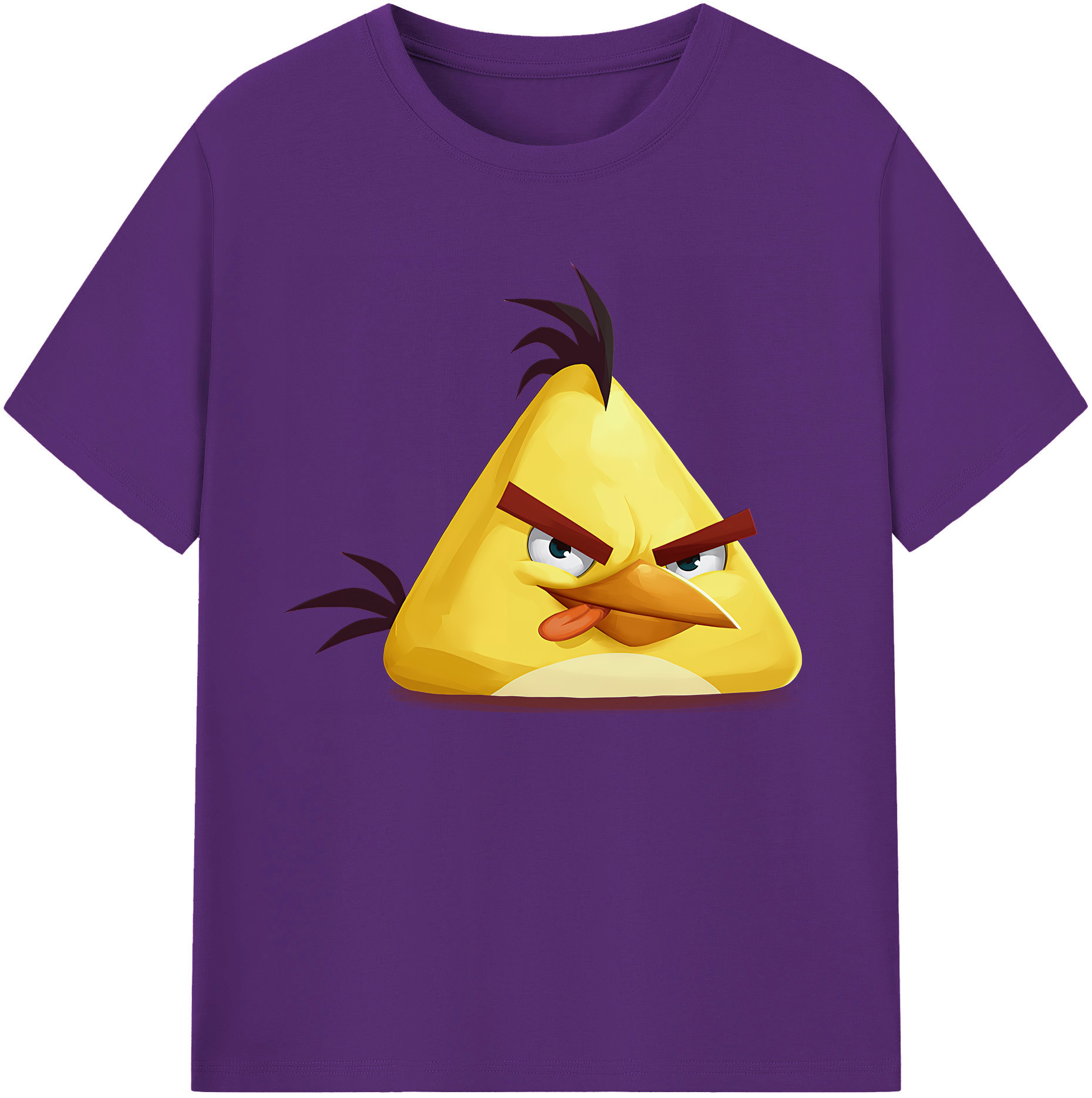 （画像用） Angry Birds アングリーバード 綿100％ メンズ半袖Tシャツ｜肌触りやわらか＆通気性