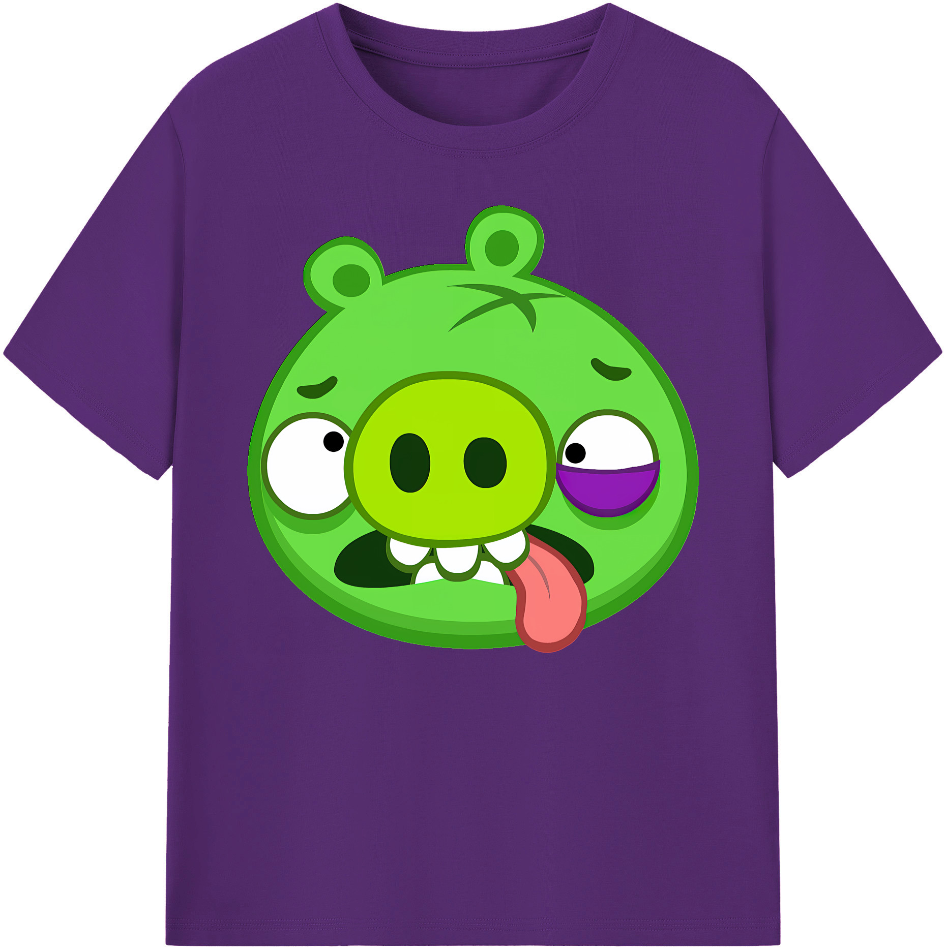 （画像用） Angry Birds アングリーバード 綿100％ メンズ半袖Tシャツ｜肌触りやわらか＆通気性