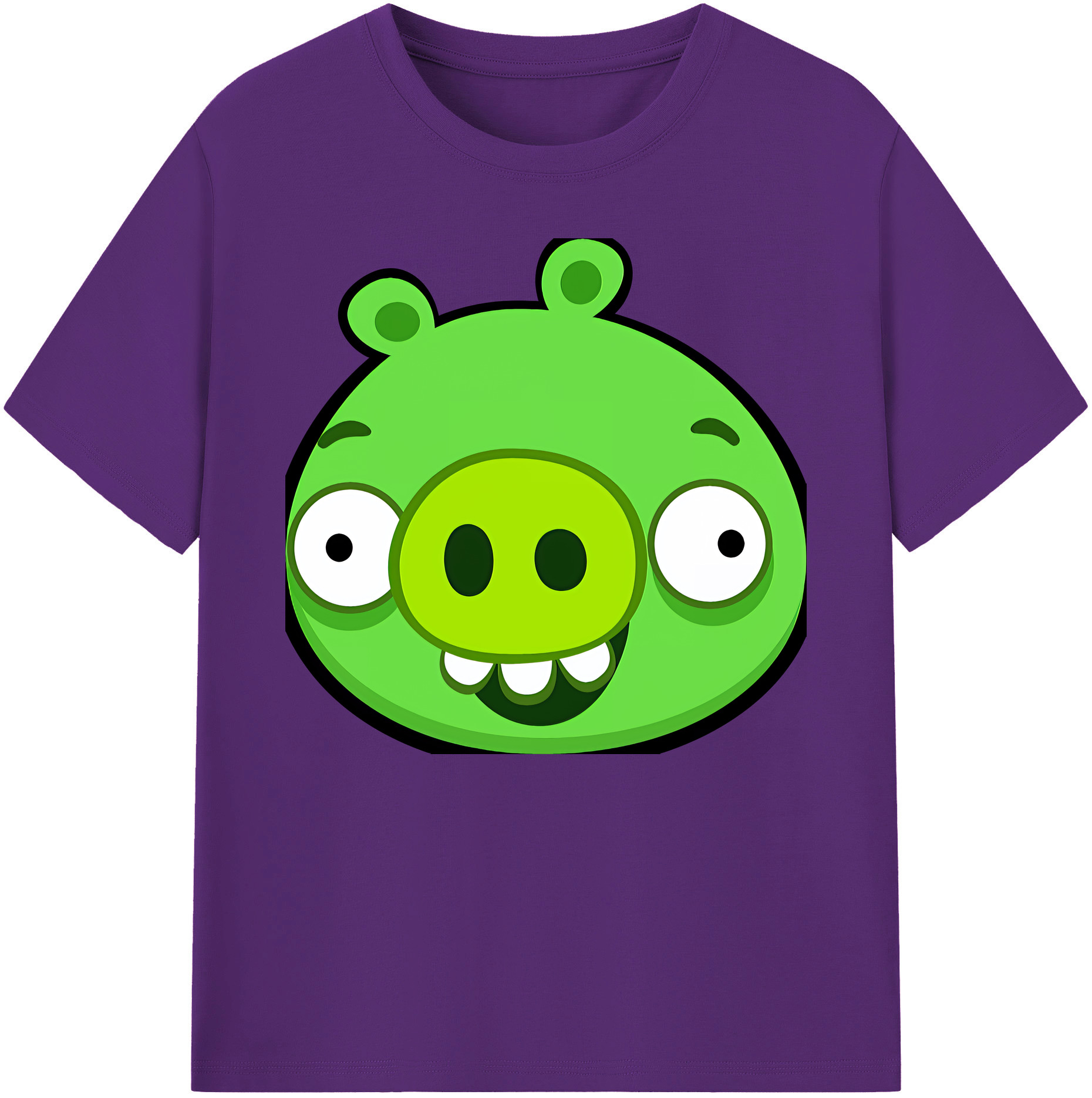 （画像用） Angry Birds アングリーバード 綿100％ メンズ半袖Tシャツ｜肌触りやわらか＆通気性