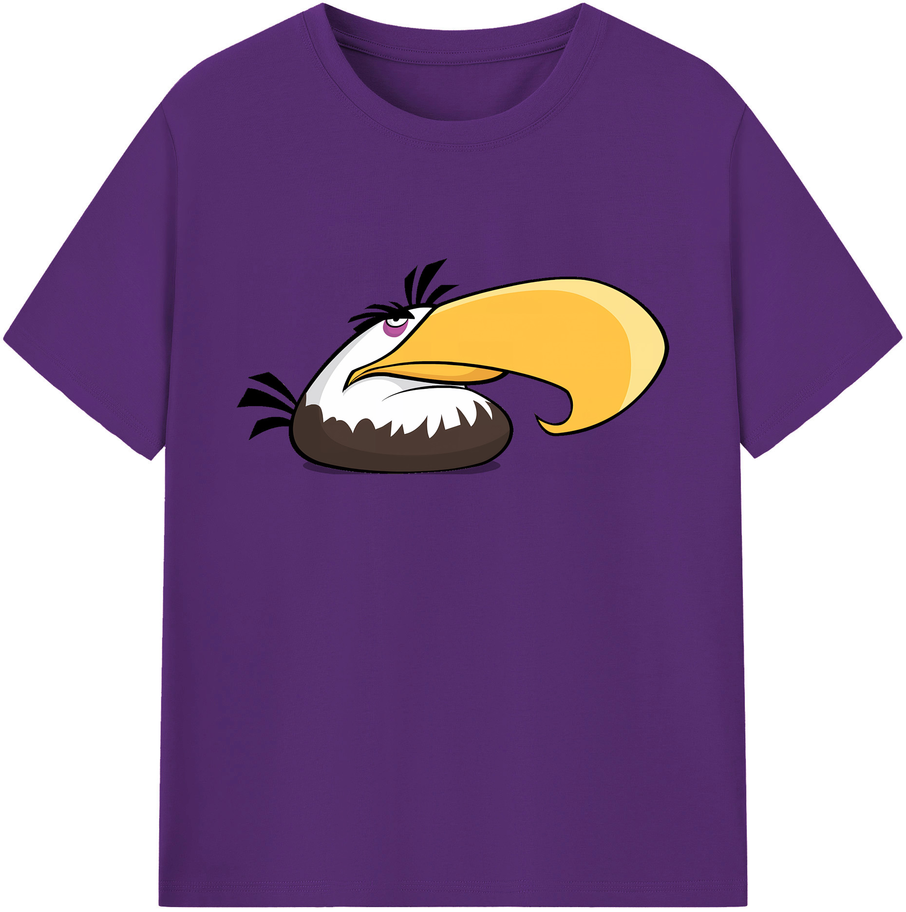 （画像用） Angry Birds アングリーバード 綿100％ メンズ半袖Tシャツ｜肌触りやわらか＆通気性