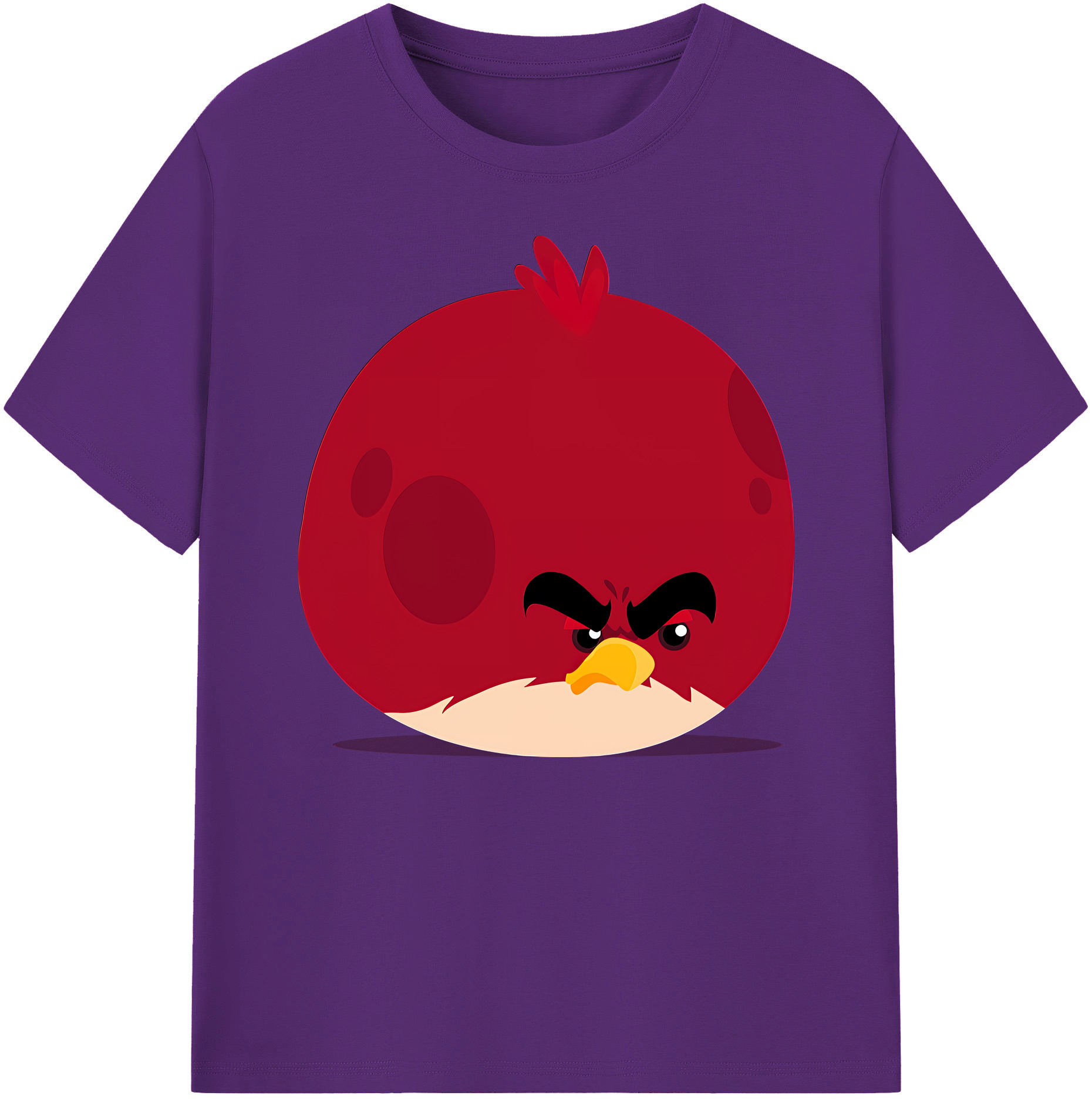 （画像用） Angry Birds アングリーバード 綿100％ メンズ半袖Tシャツ｜肌触りやわらか＆通気性