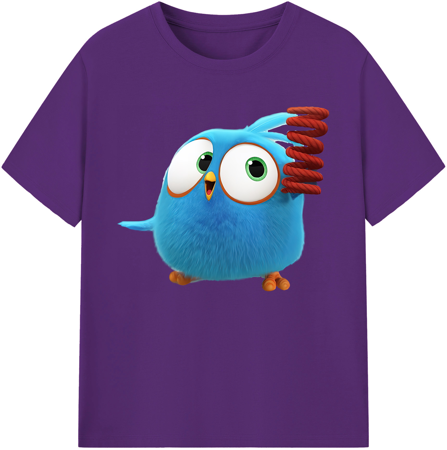 （画像用） Angry Birds アングリーバード 綿100％ メンズ半袖Tシャツ｜肌触りやわらか＆通気性
