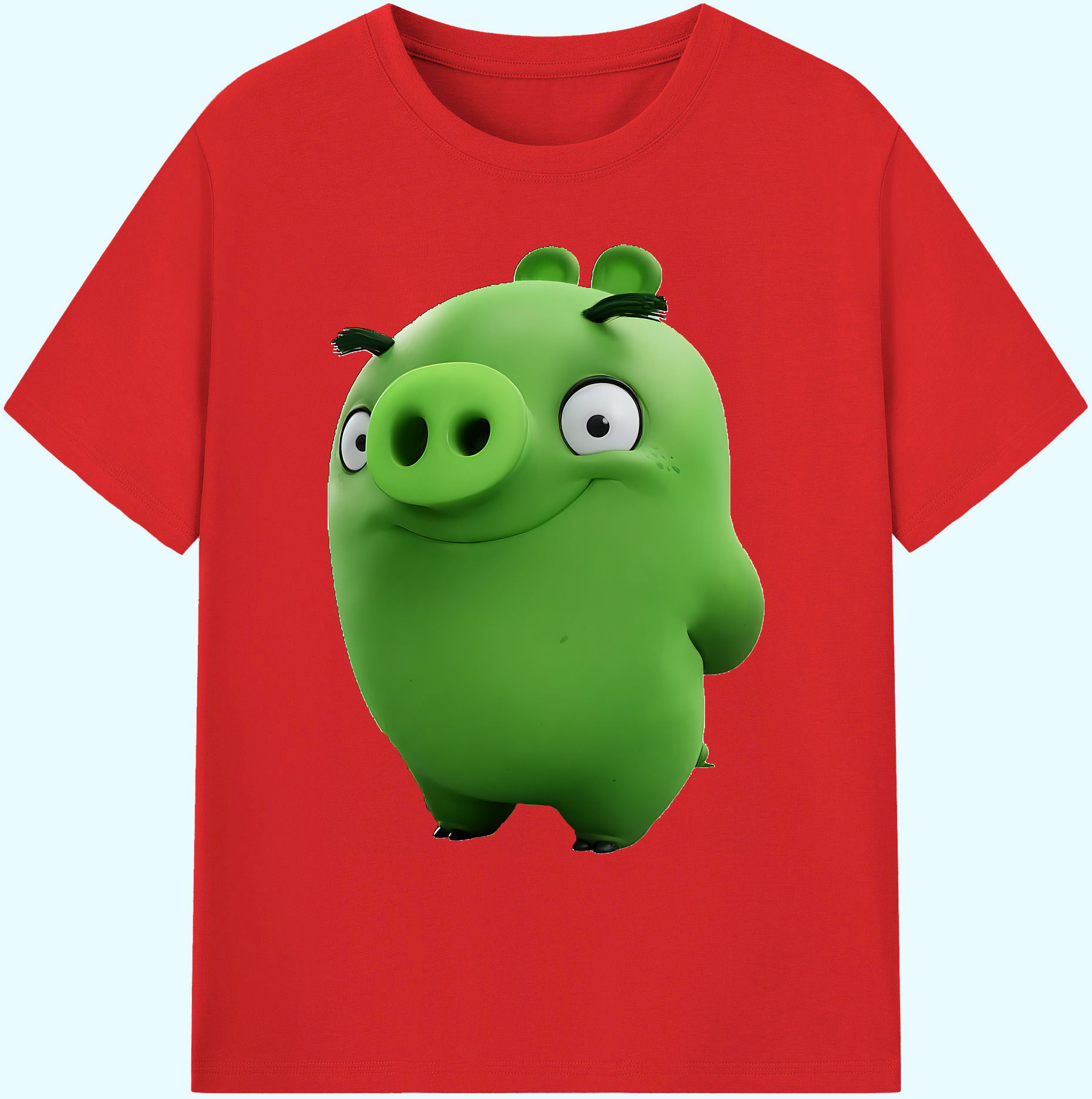 （画像用） Angry Birds アングリーバード 綿100％ メンズ半袖Tシャツ｜肌触りやわらか＆通気性