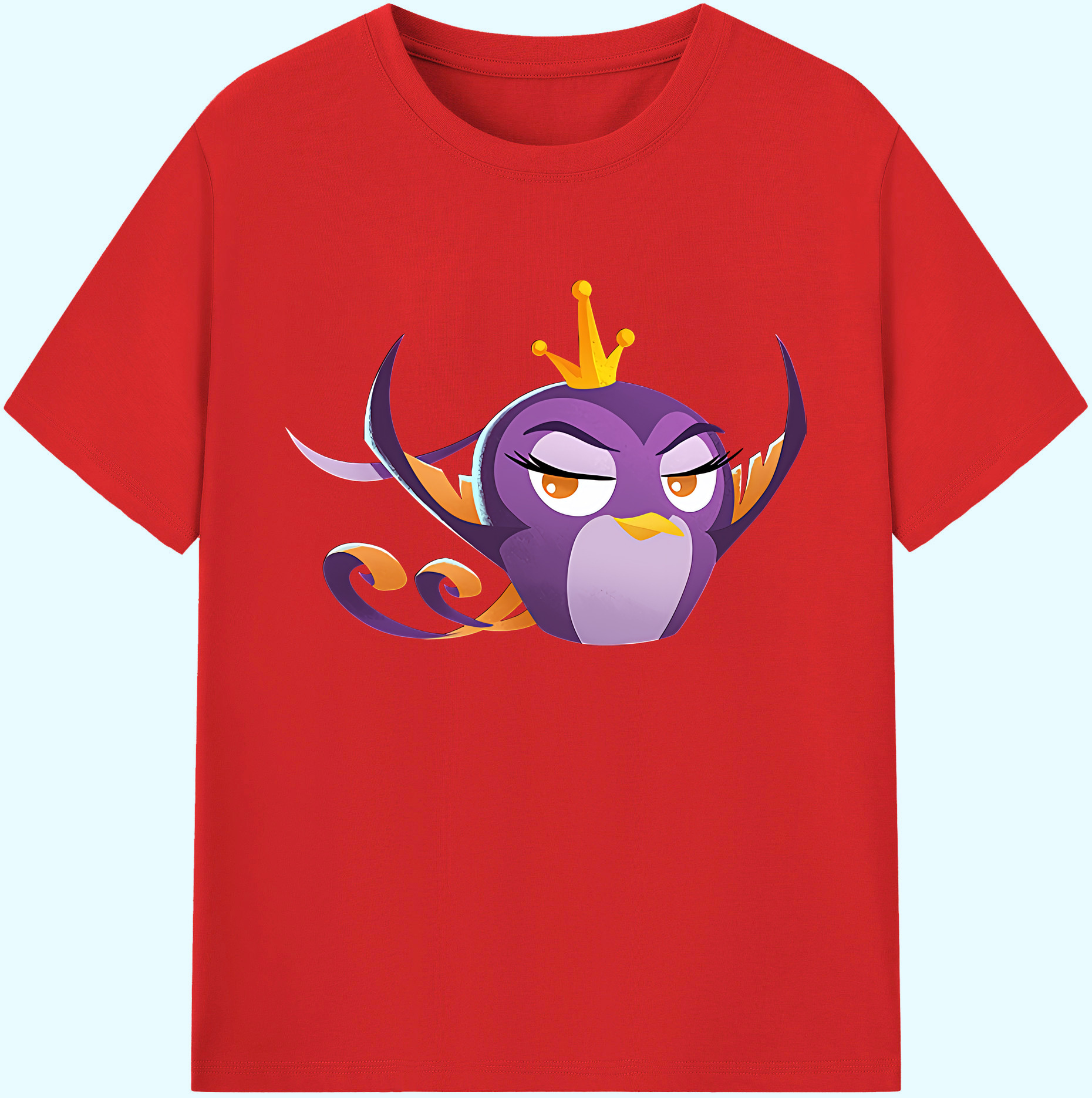 （画像用） Angry Birds アングリーバード 綿100％ メンズ半袖Tシャツ｜肌触りやわらか＆通気性