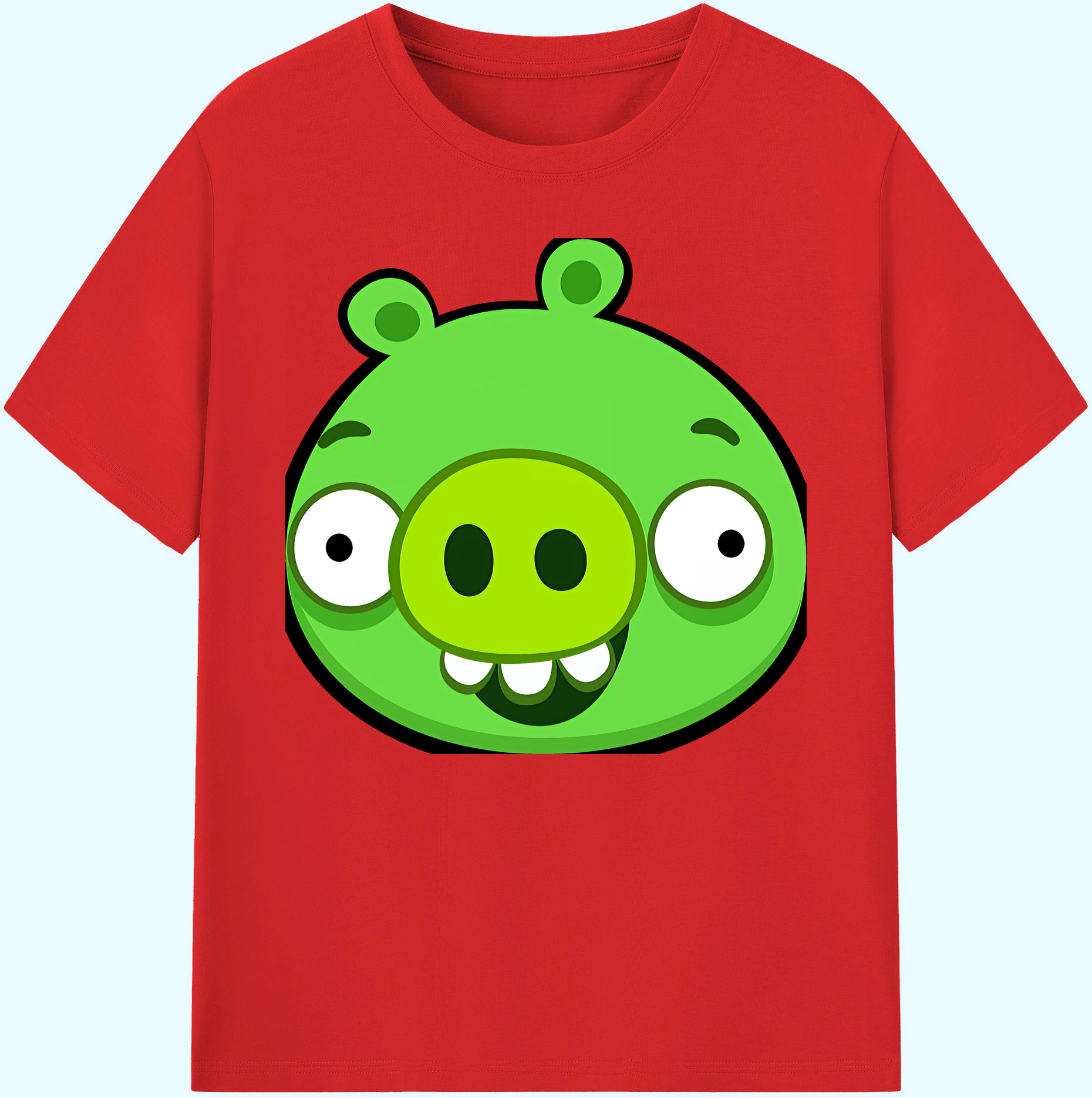 （画像用） Angry Birds アングリーバード 綿100％ メンズ半袖Tシャツ｜肌触りやわらか＆通気性