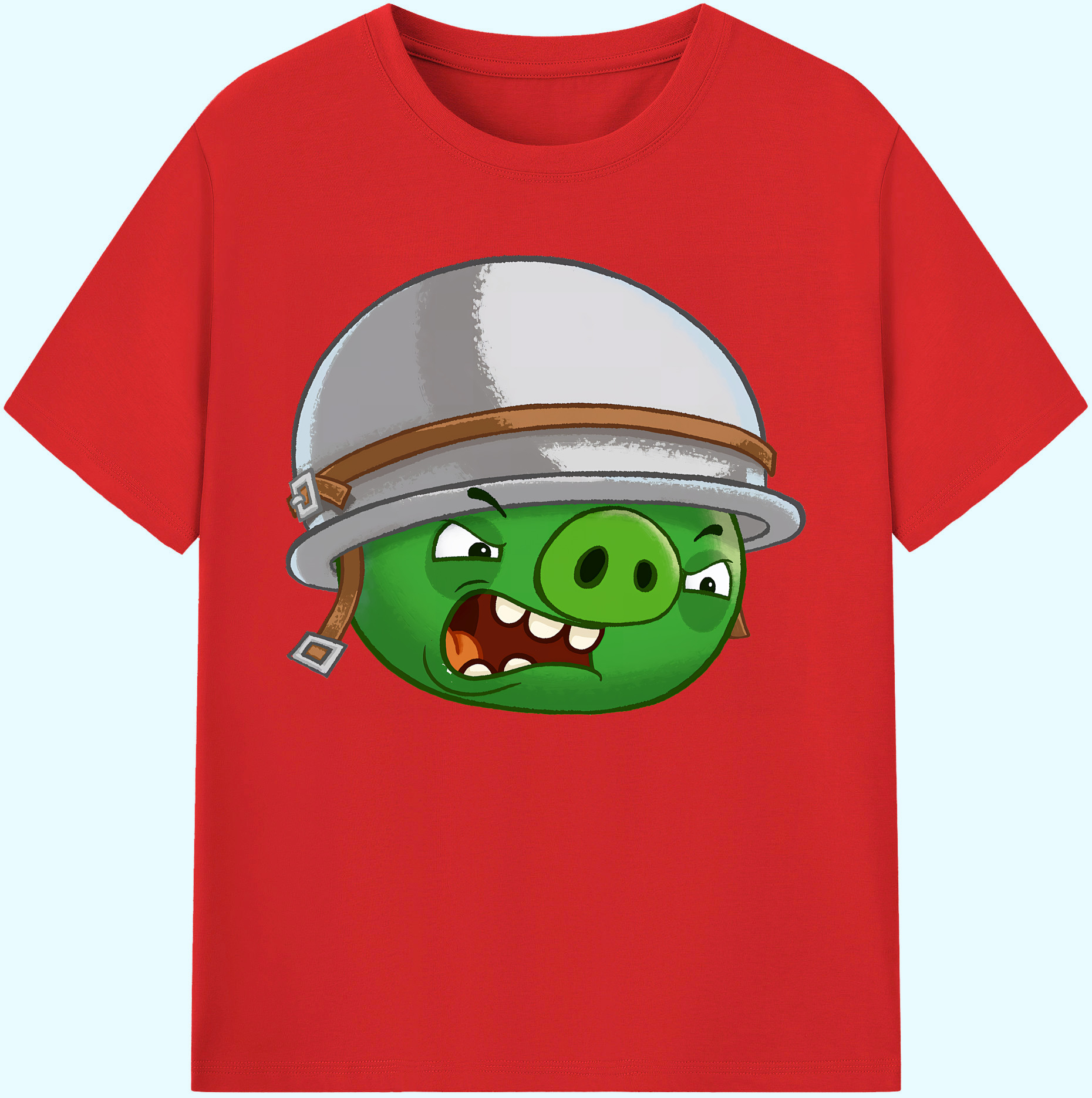 （画像用） Angry Birds アングリーバード 綿100％ メンズ半袖Tシャツ｜肌触りやわらか＆通気性