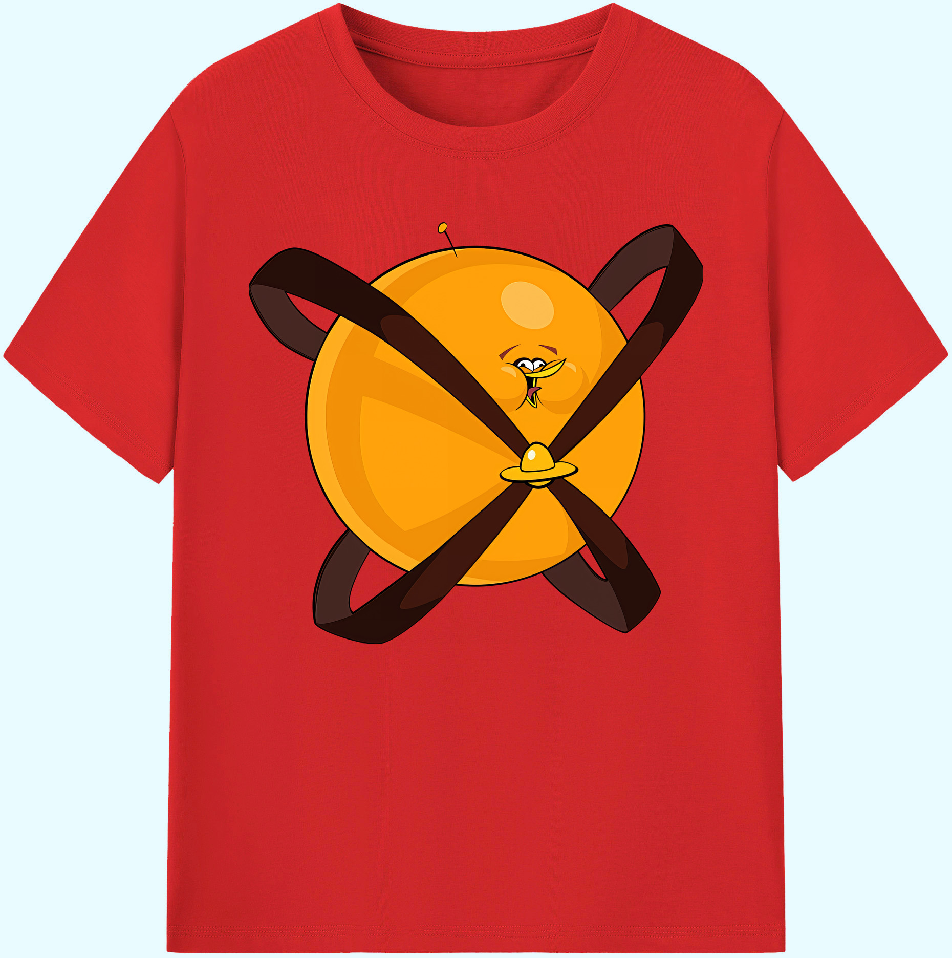 （画像用） Angry Birds アングリーバード 綿100％ メンズ半袖Tシャツ｜肌触りやわらか＆通気性
