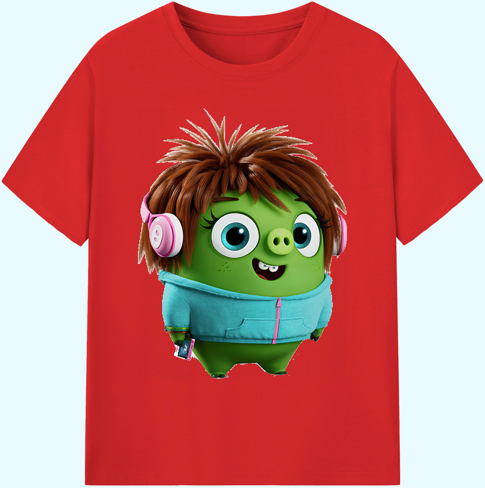 （画像用） Angry Birds アングリーバード 綿100％ メンズ半袖Tシャツ｜肌触りやわらか＆通気性