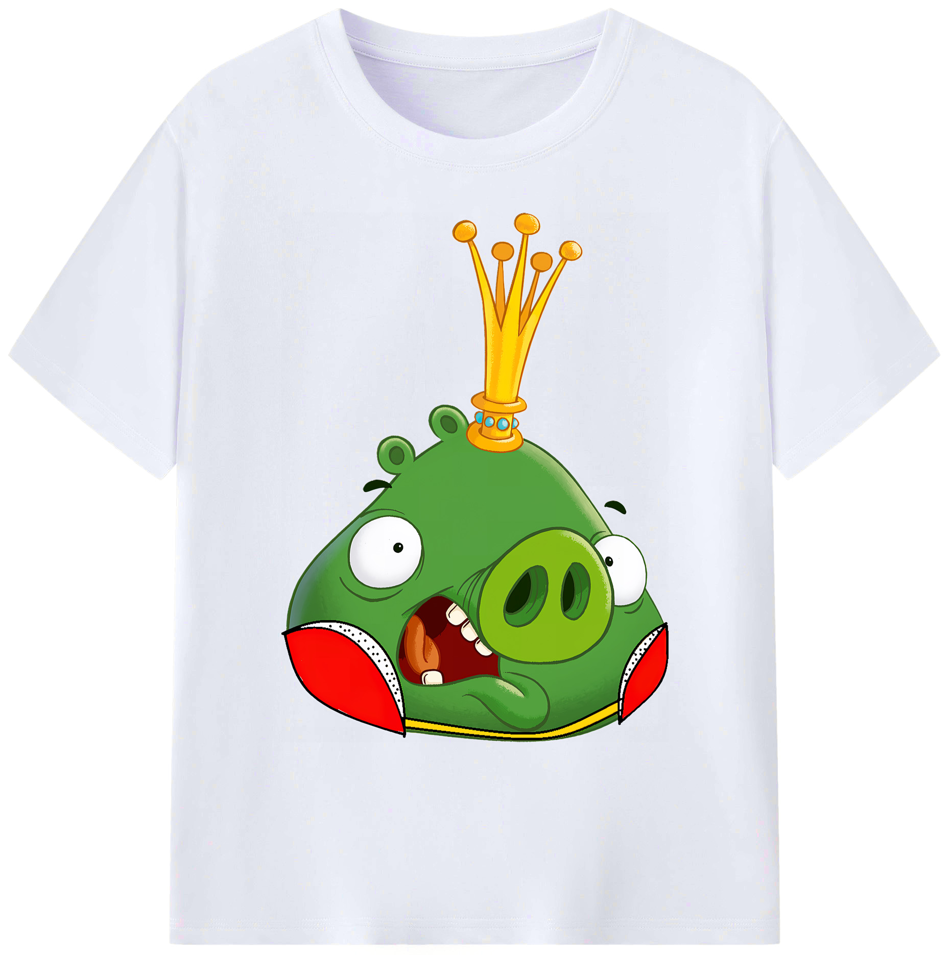（画像用） Angry Birds アングリーバード 綿100％ メンズ半袖Tシャツ｜肌触りやわらか＆通気性