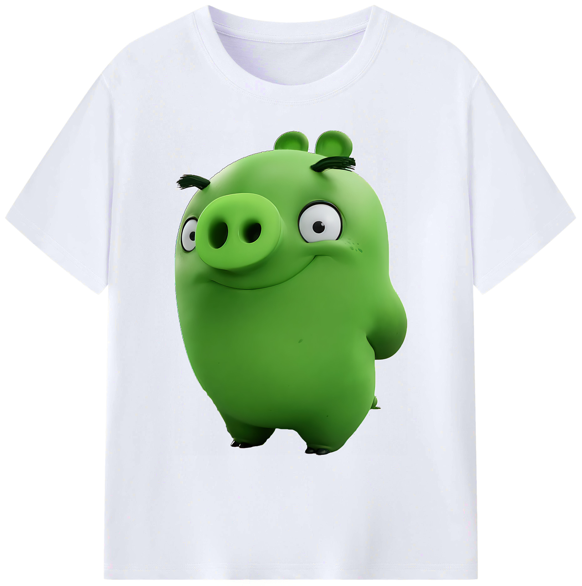 （画像用） Angry Birds アングリーバード 綿100％ メンズ半袖Tシャツ｜肌触りやわらか＆通気性
