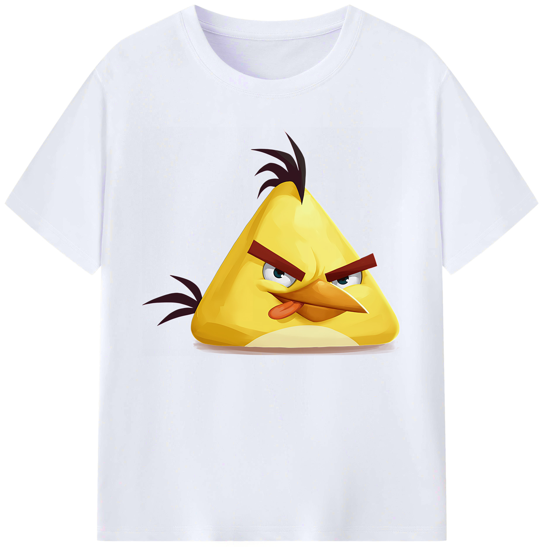 （画像用） Angry Birds アングリーバード 綿100％ メンズ半袖Tシャツ｜肌触りやわらか＆通気性
