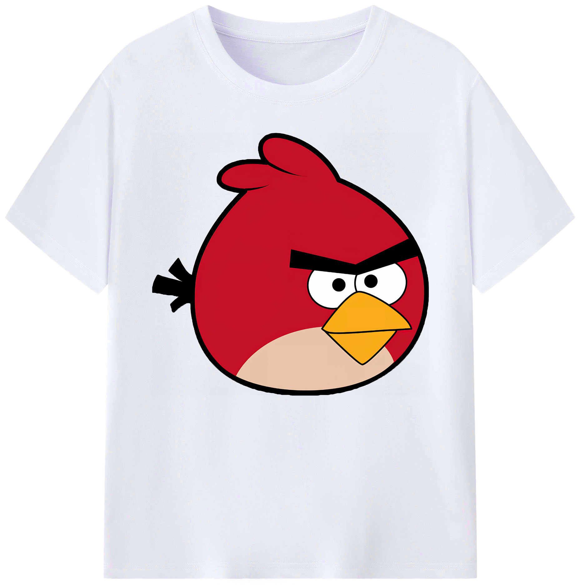 （画像用） Angry Birds アングリーバード 綿100％ メンズ半袖Tシャツ｜肌触りやわらか＆通気性