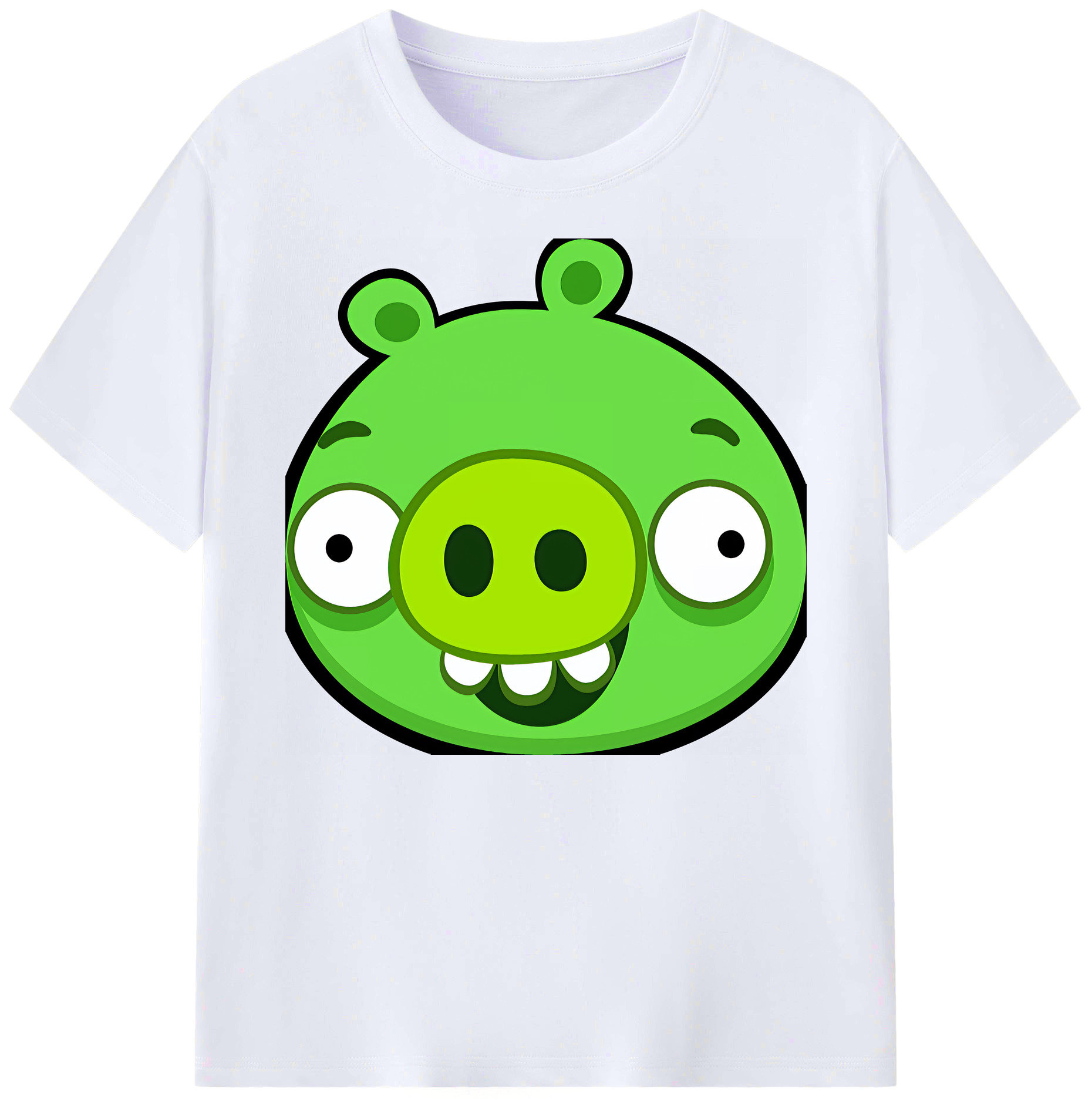（画像用） Angry Birds アングリーバード 綿100％ メンズ半袖Tシャツ｜肌触りやわらか＆通気性
