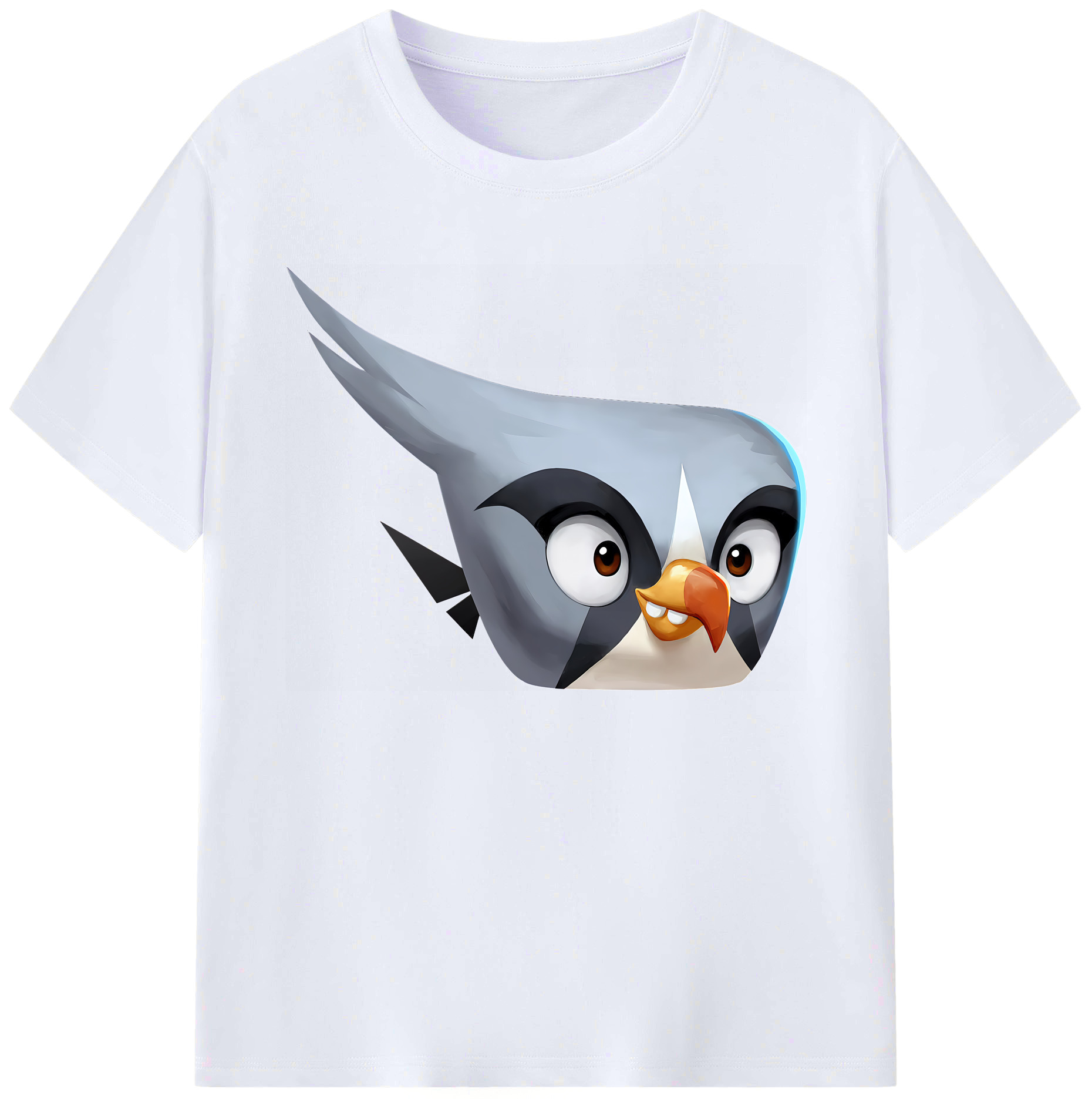 （画像用） Angry Birds アングリーバード 綿100％ メンズ半袖Tシャツ｜肌触りやわらか＆通気性