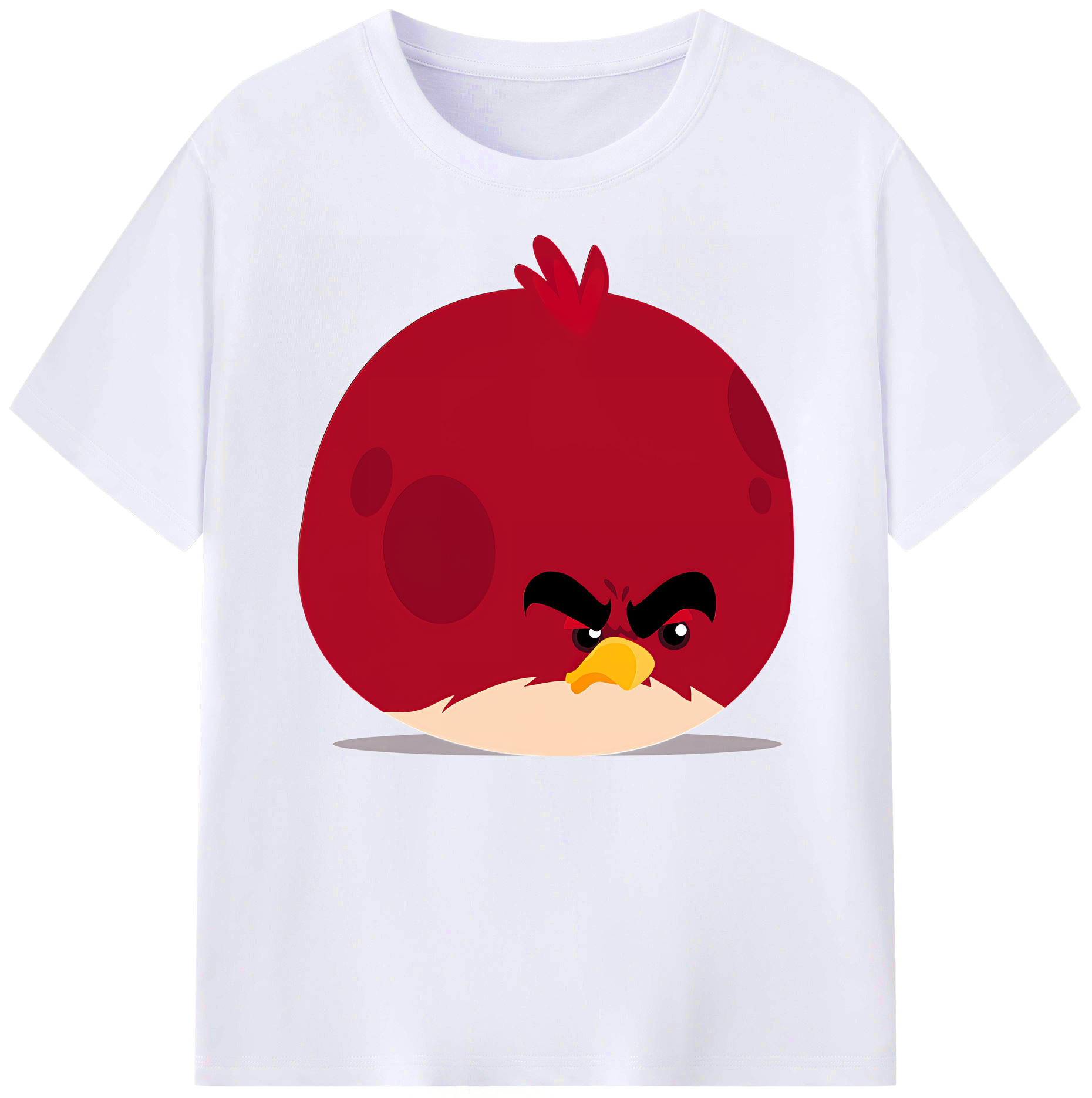 （画像用） Angry Birds アングリーバード 綿100％ メンズ半袖Tシャツ｜肌触りやわらか＆通気性