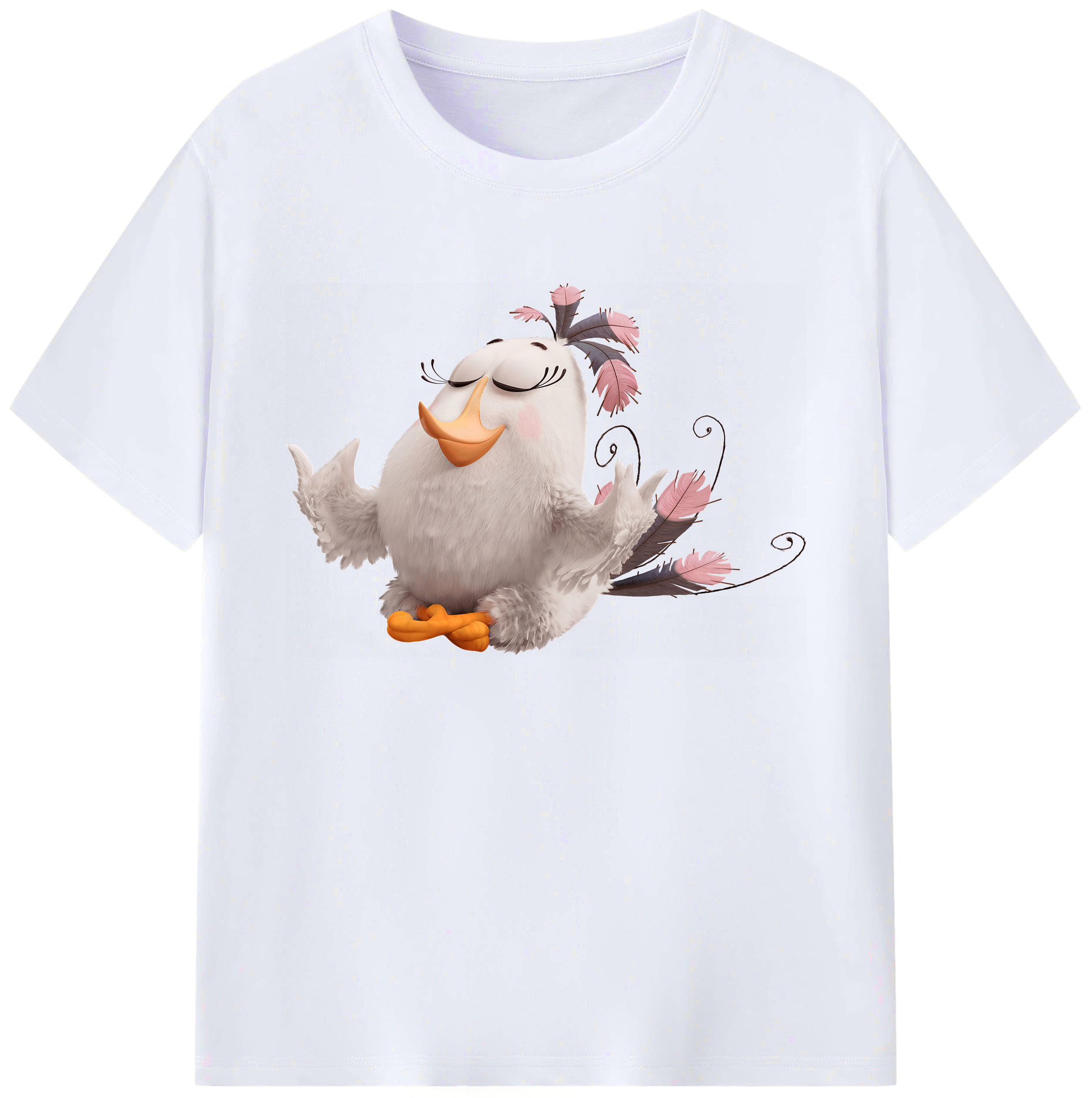 （画像用） Angry Birds アングリーバード 綿100％ メンズ半袖Tシャツ｜肌触りやわらか＆通気性